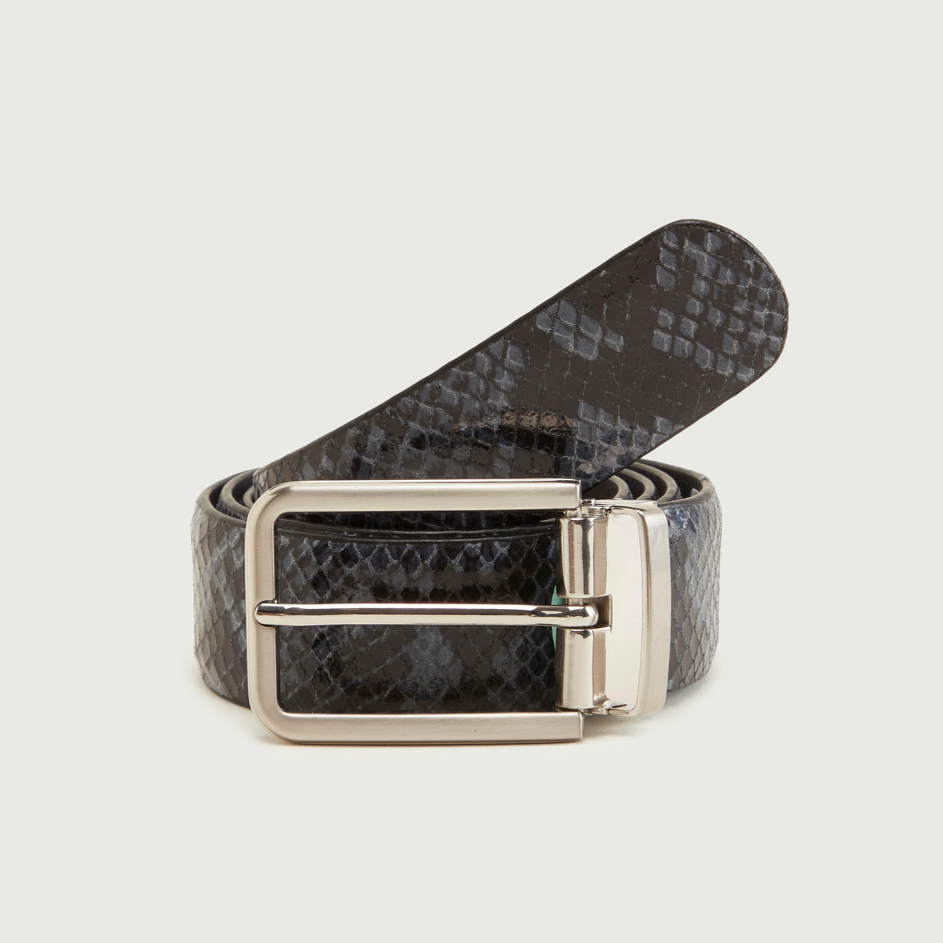 حزام بطبعات حيوانات وإبزيم بدبوس-men-beltsandwallets-belts-image-1