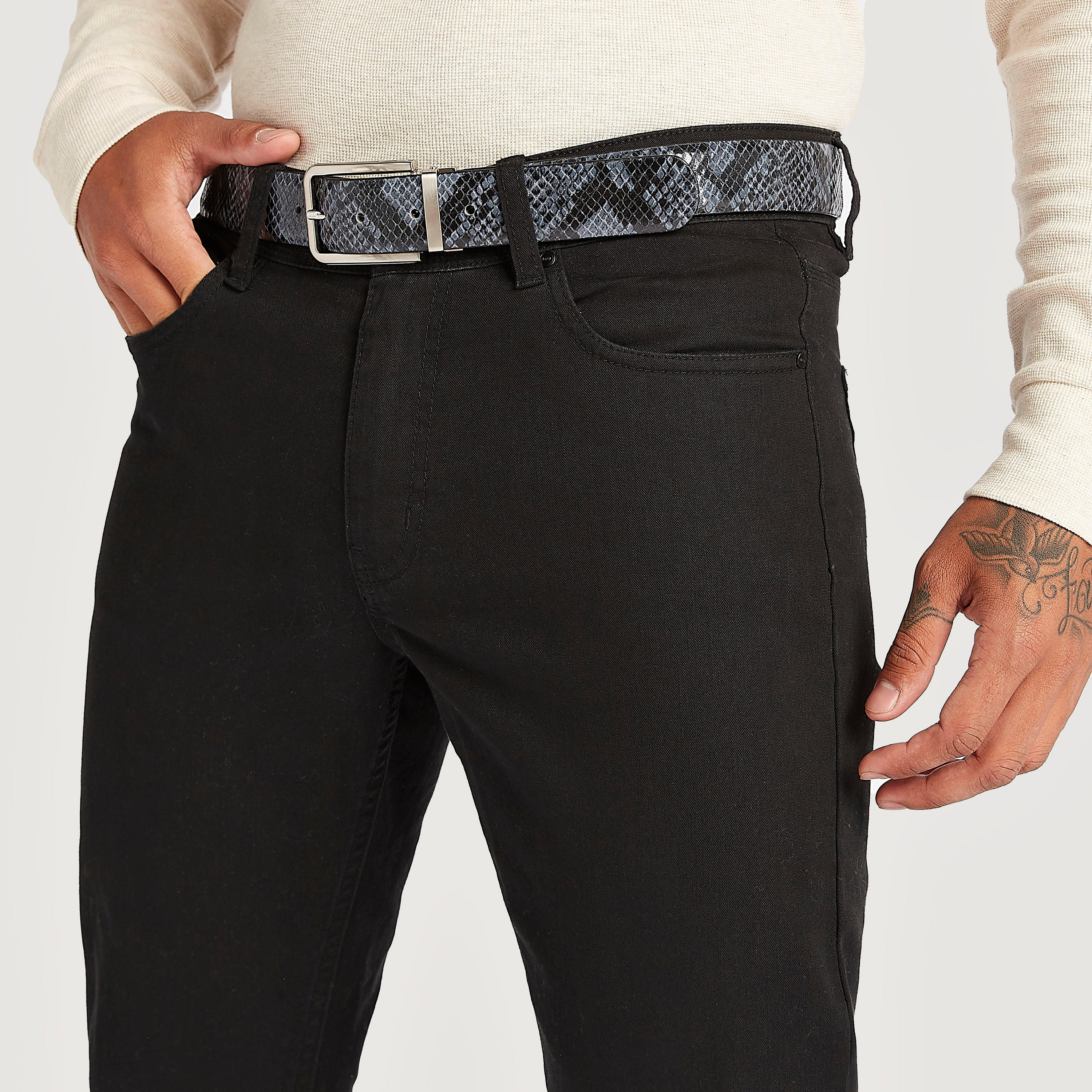 حزام بطبعات حيوانات وإبزيم بدبوس-men-beltsandwallets-belts-image-2