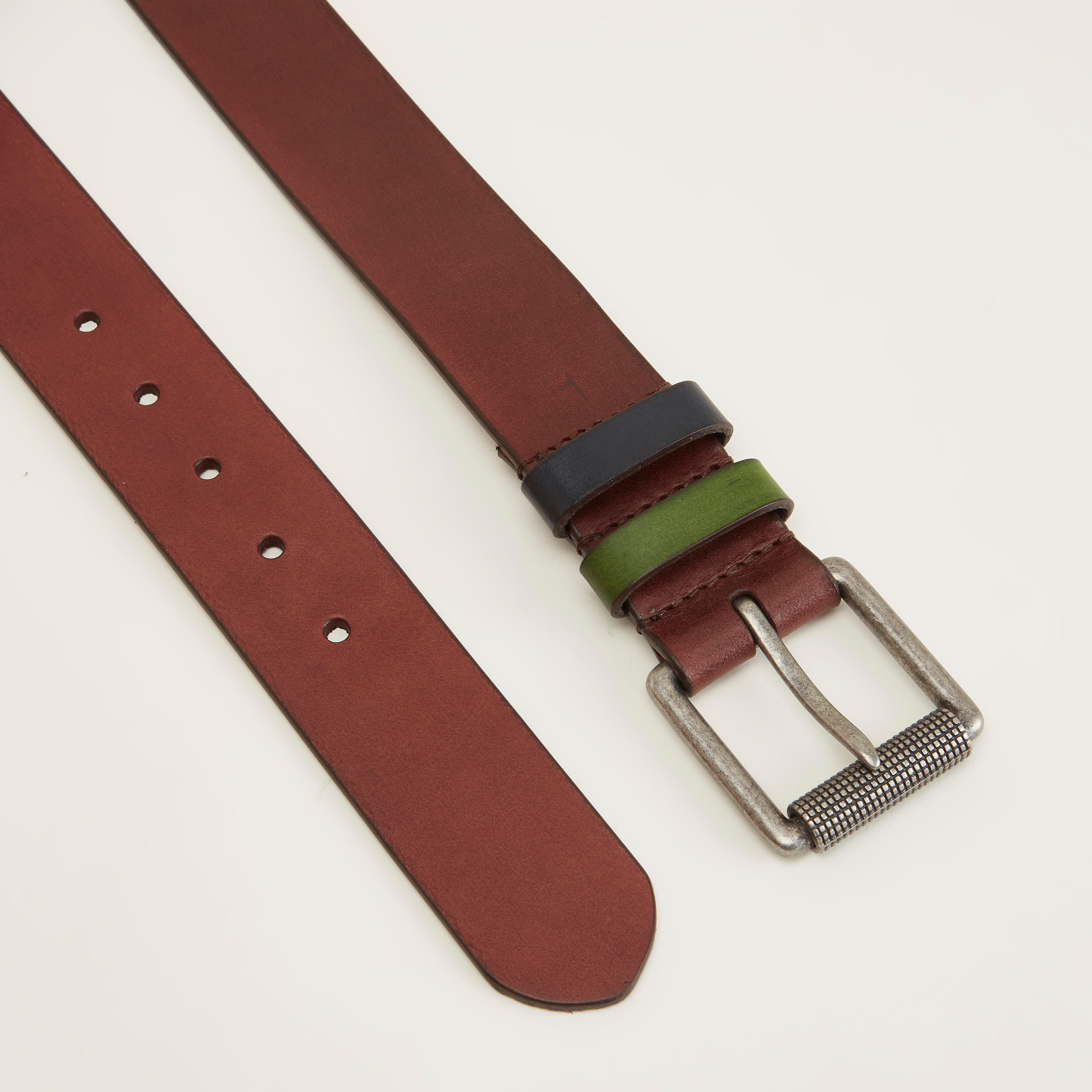 حزام جلد سادة بإبزيم بدبوس للإغلاق-men-beltsandwallets-belts-image-3
