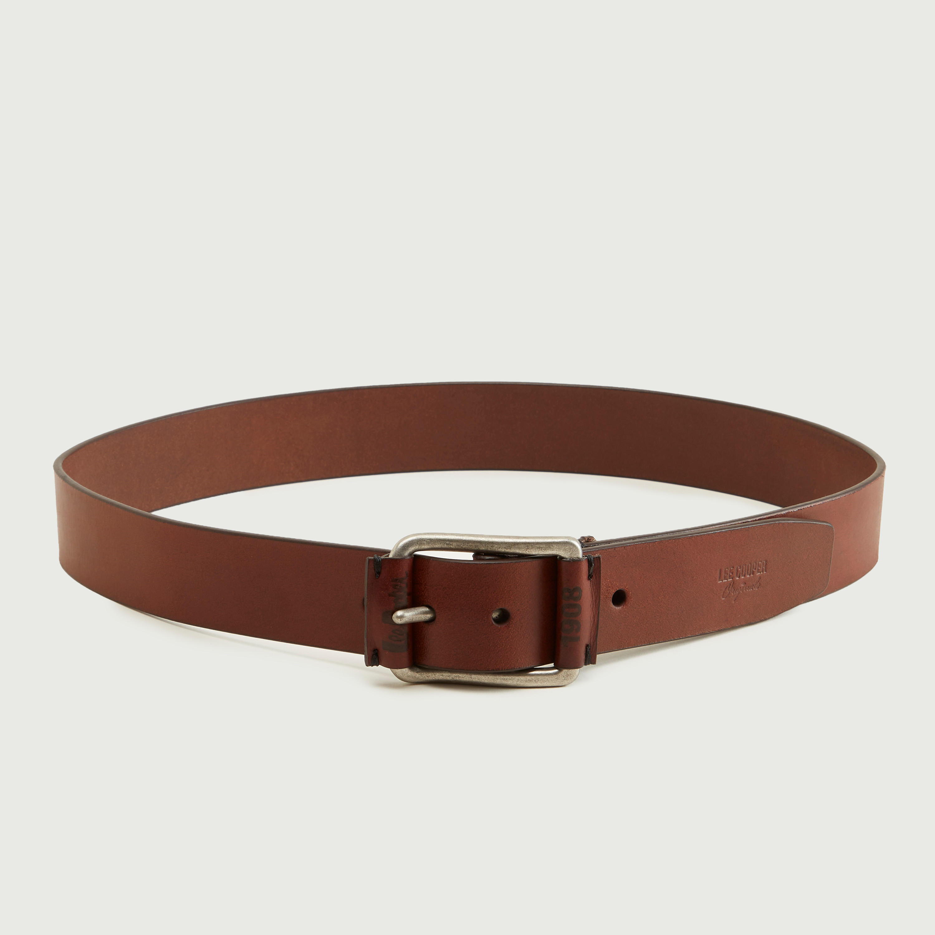 حزام بطبعات وإبزيم بدبوس من لي كوبر-men-beltsandwallets-belts-image-3