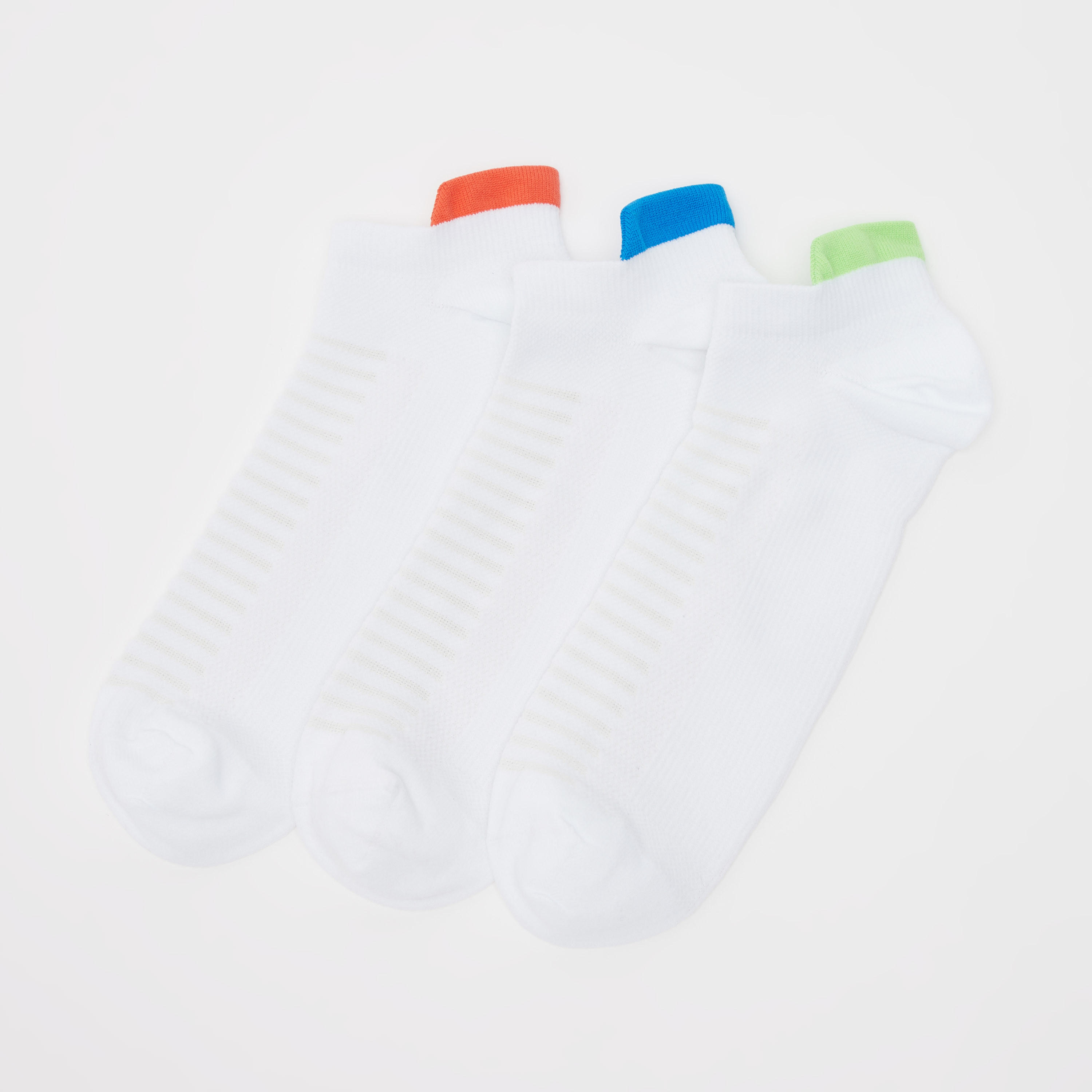 جوارب بارزة الملمس بطول الكاحل بحوّاف مطاطية - طقم من 3 أزواج-men-socks-image-1