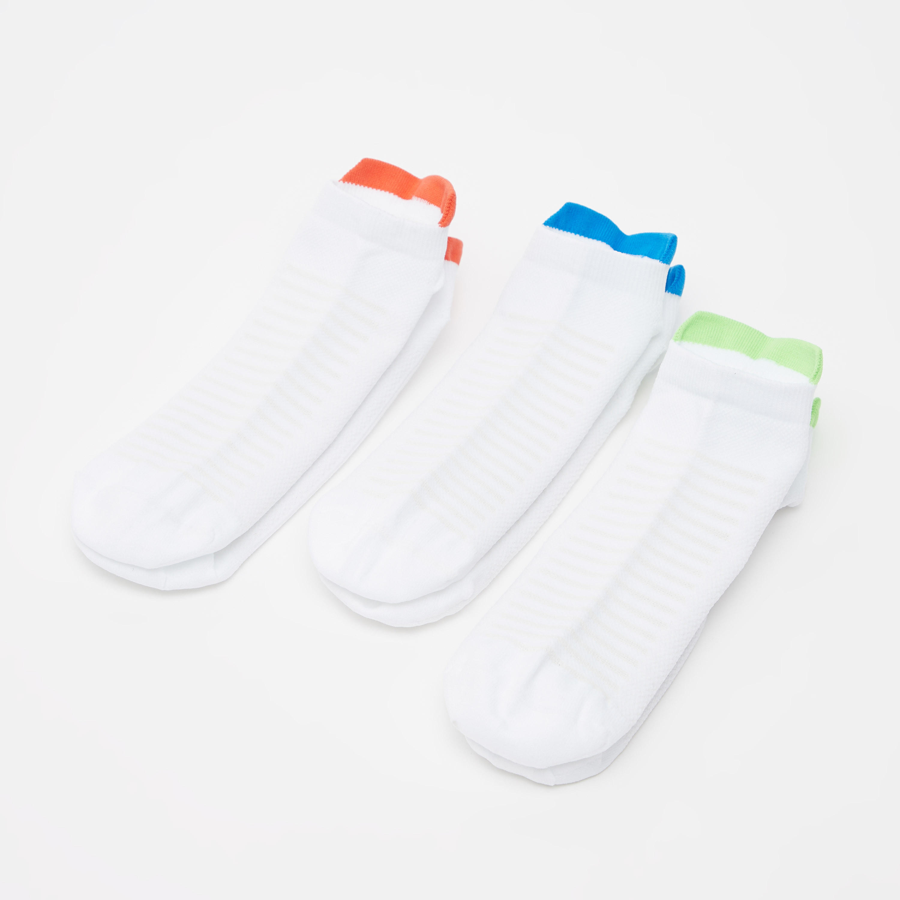 جوارب بارزة الملمس بطول الكاحل بحوّاف مطاطية - طقم من 3 أزواج-men-socks-image-3