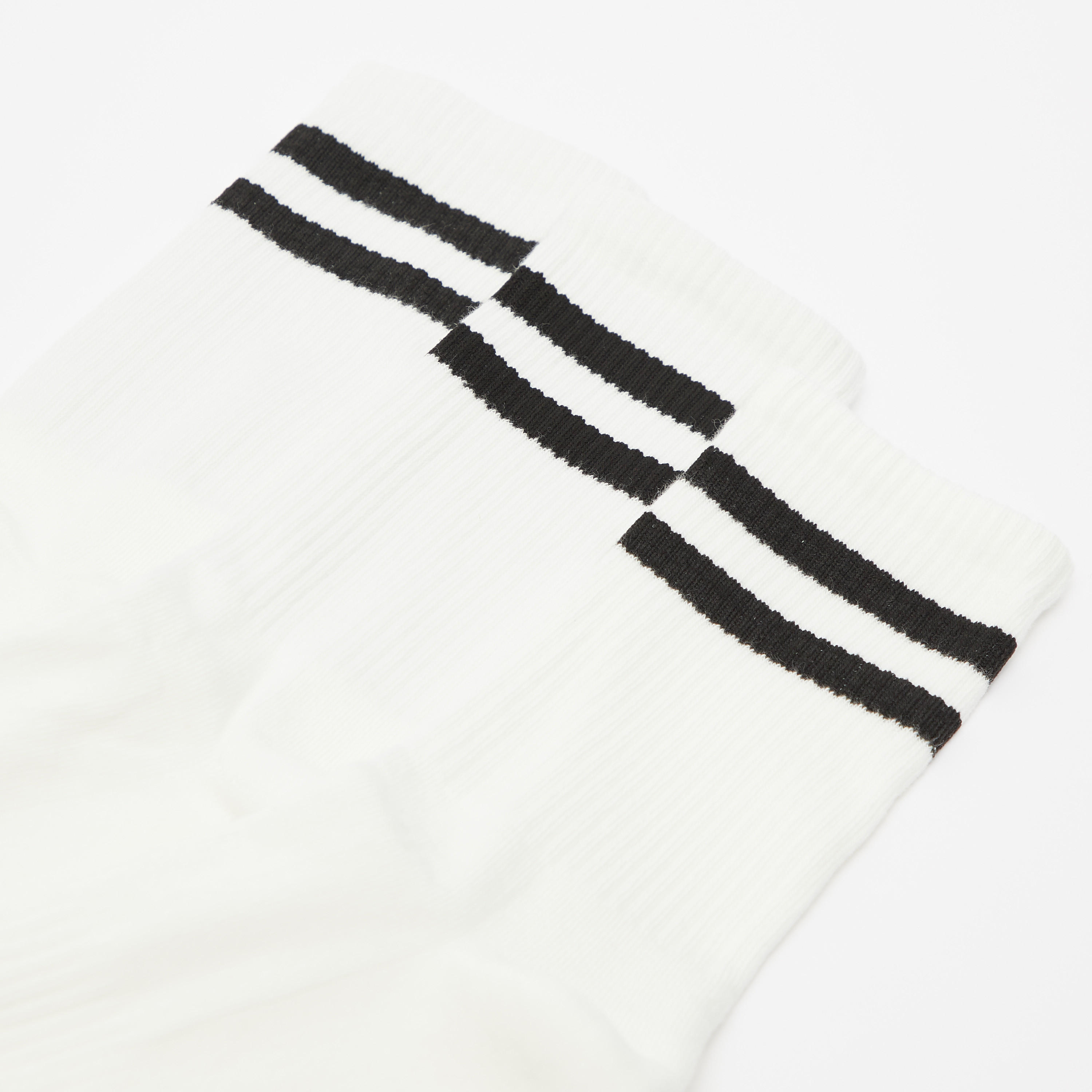 جوارب مقلّمة بطول ربلة الساق بحواف مضلّعة - طقم من 3 أزواج-men-socks-image-2