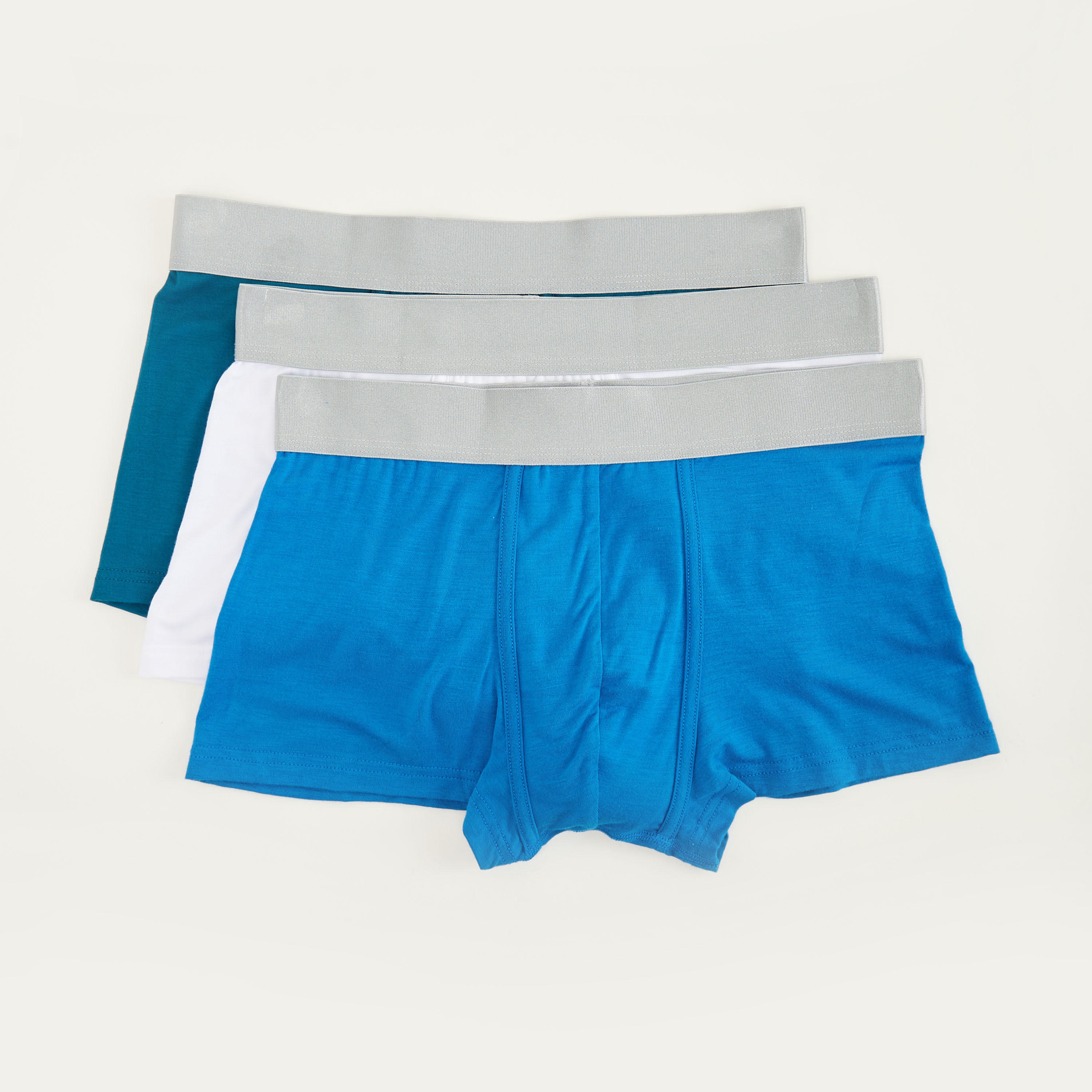 شورتات ترانك مستدامة بخصر مطّاطي متباين - طقم من 3 قطع-men-clothing-innerwear-underwear-image-1