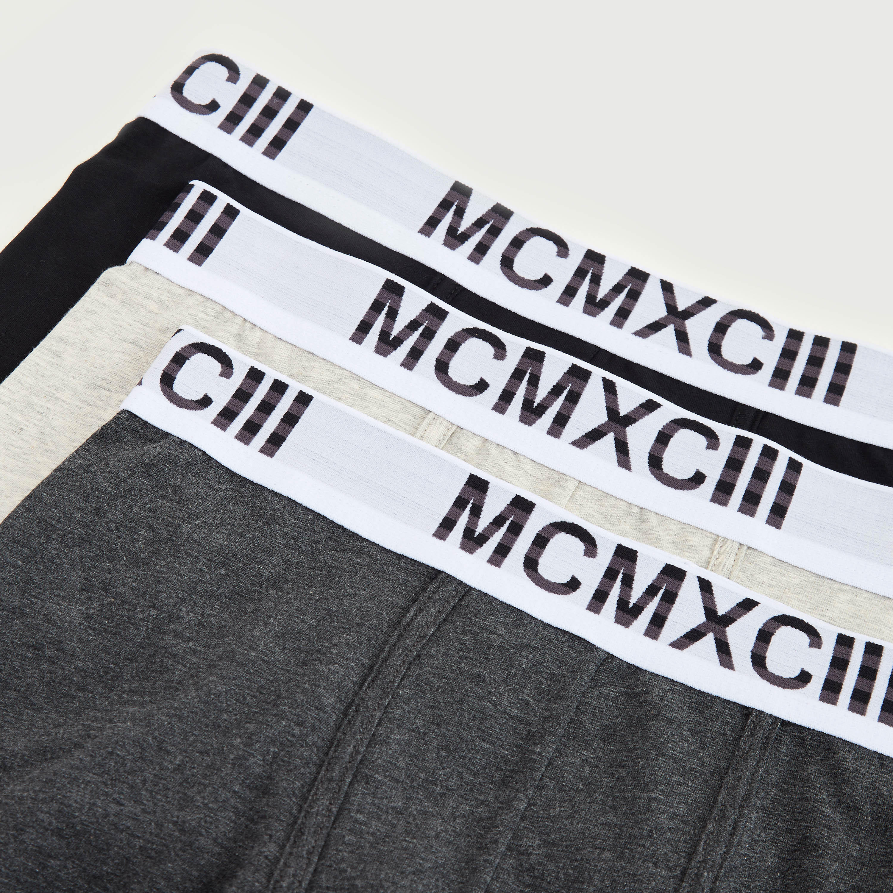 Set of 3 - Solid Trunks with Printed Waistband-men-clothing-innerwear-underwear-image-2