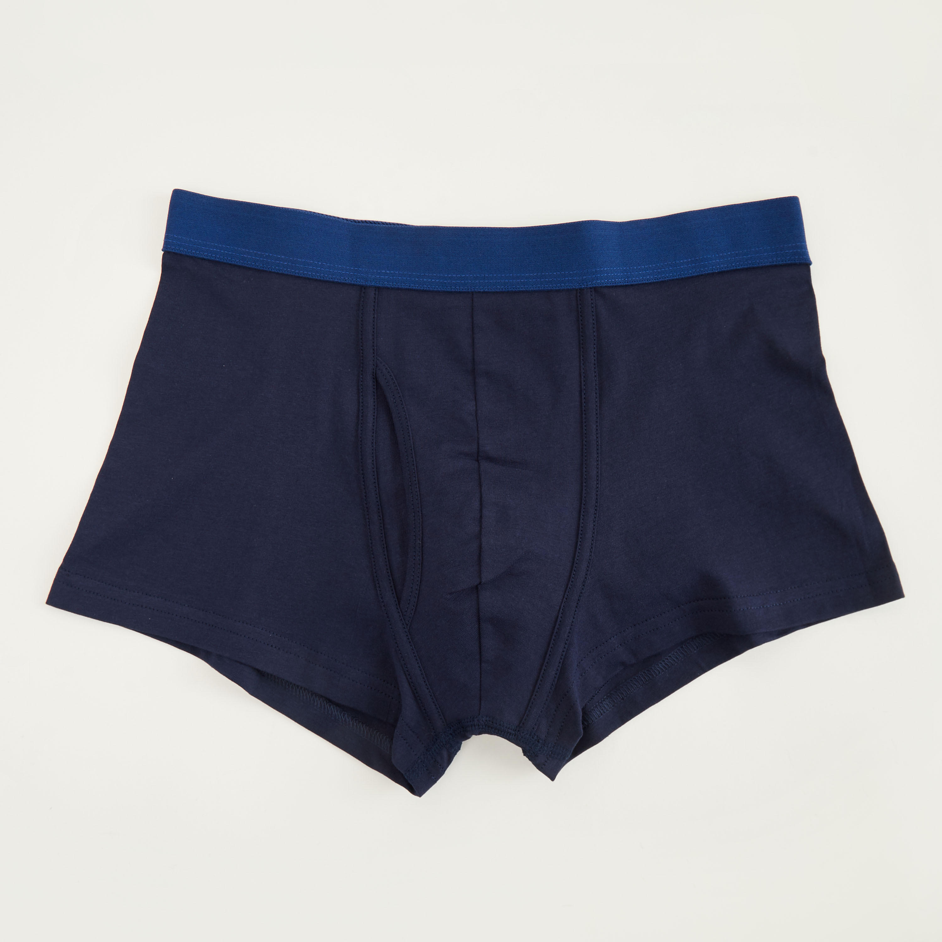 شورتات ترانك داخليّة سادة بخصر مطّاطي- طقم من 3 قطع-men-clothing-innerwear-underwear-image-3