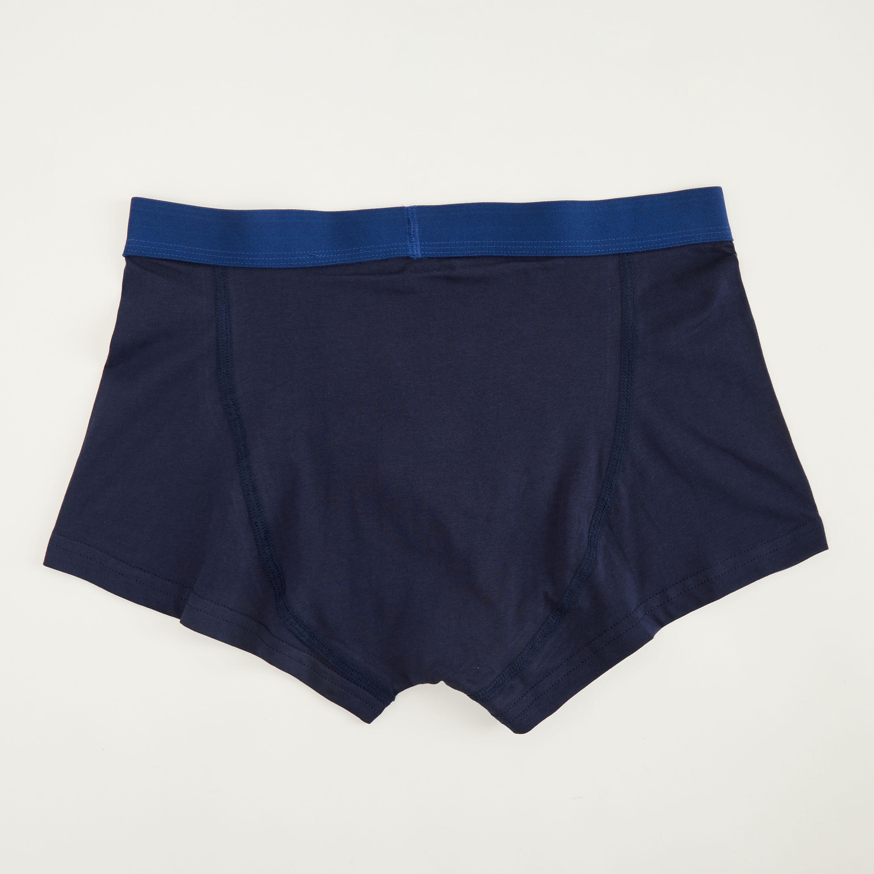 شورتات ترانك داخليّة سادة بخصر مطّاطي- طقم من 3 قطع-men-clothing-innerwear-underwear-image-4