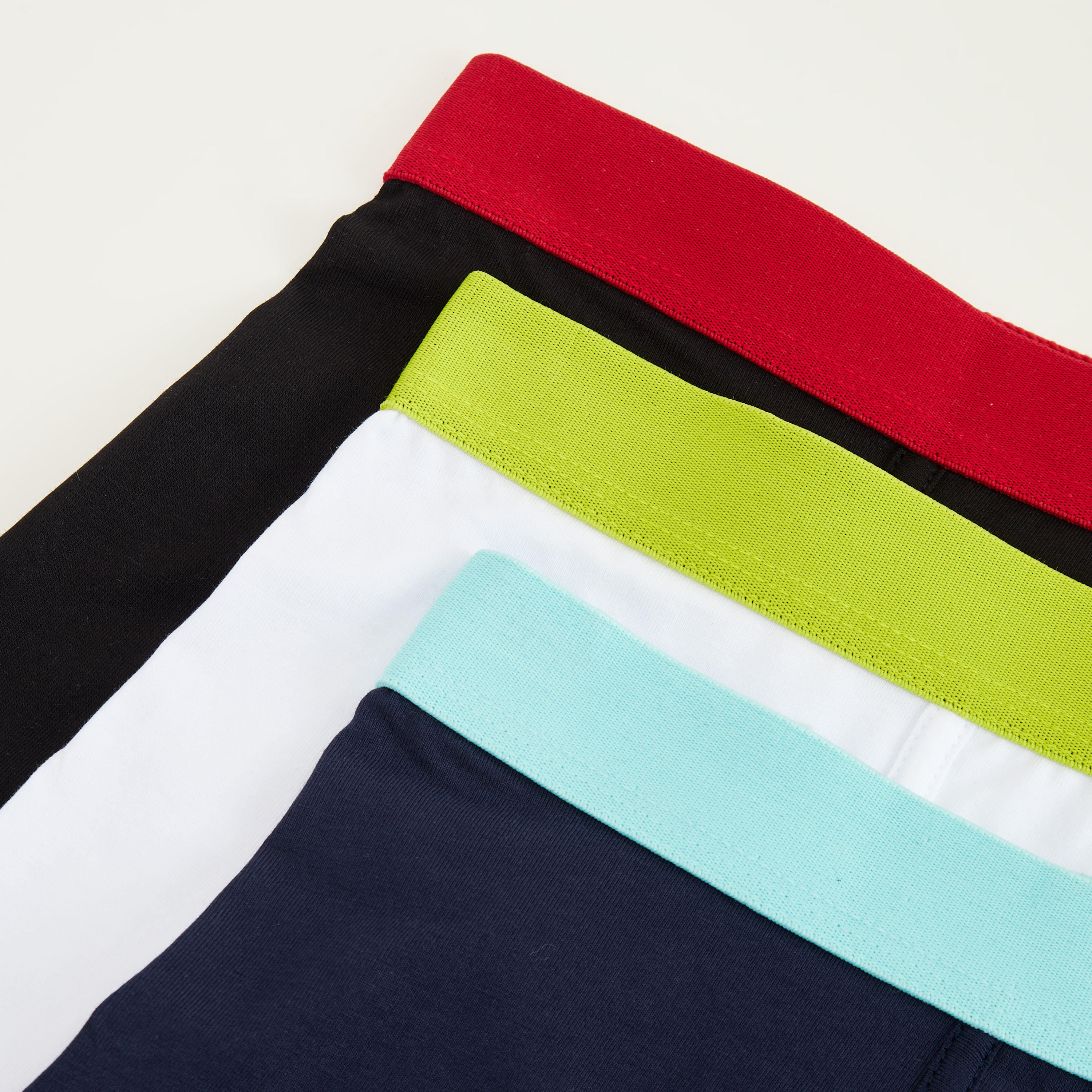 شورتات ترانك داخليّة سادة بخصر مطّاطي- طقم من 3 قطع-men-clothing-innerwear-underwear-image-3