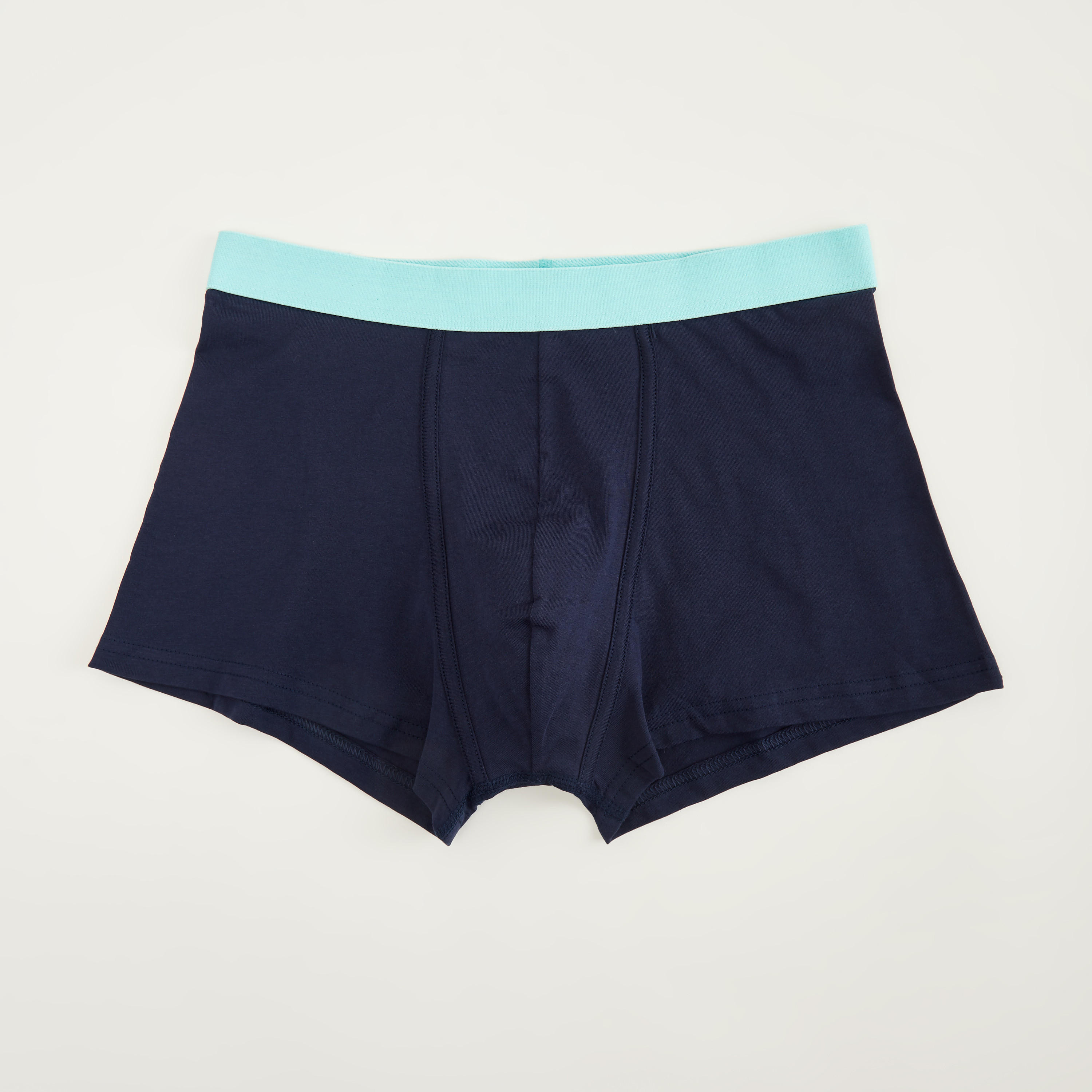 شورتات ترانك داخليّة سادة بخصر مطّاطي- طقم من 3 قطع-men-clothing-innerwear-underwear-image-2
