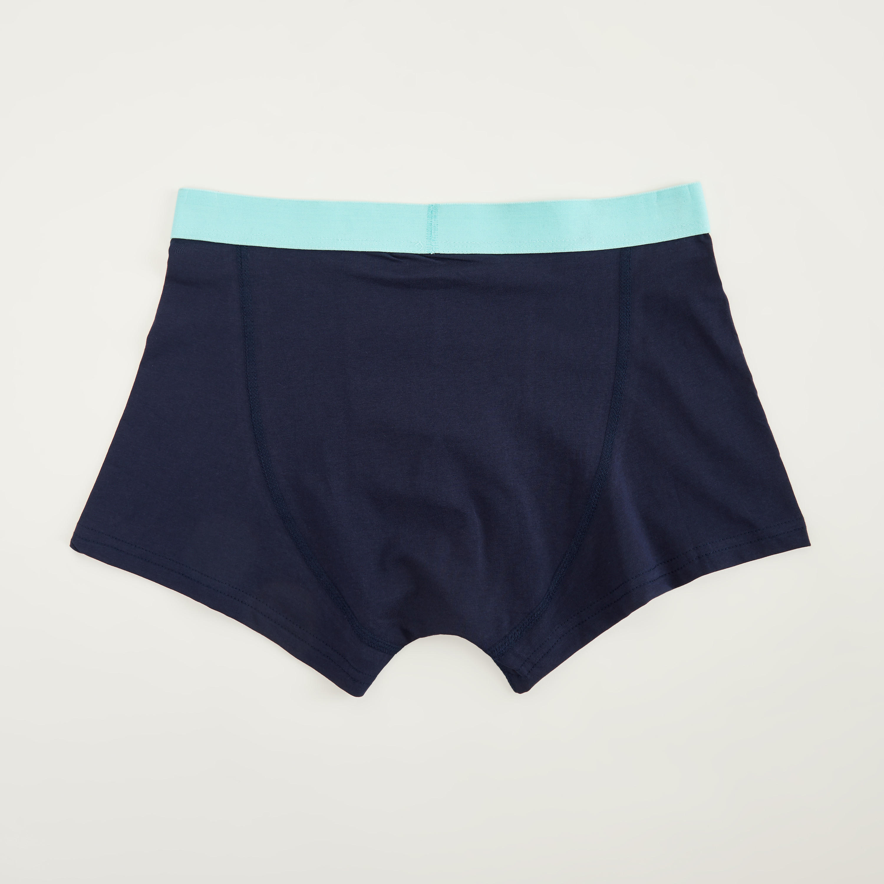 شورتات ترانك داخليّة سادة بخصر مطّاطي- طقم من 3 قطع-men-clothing-innerwear-underwear-image-1