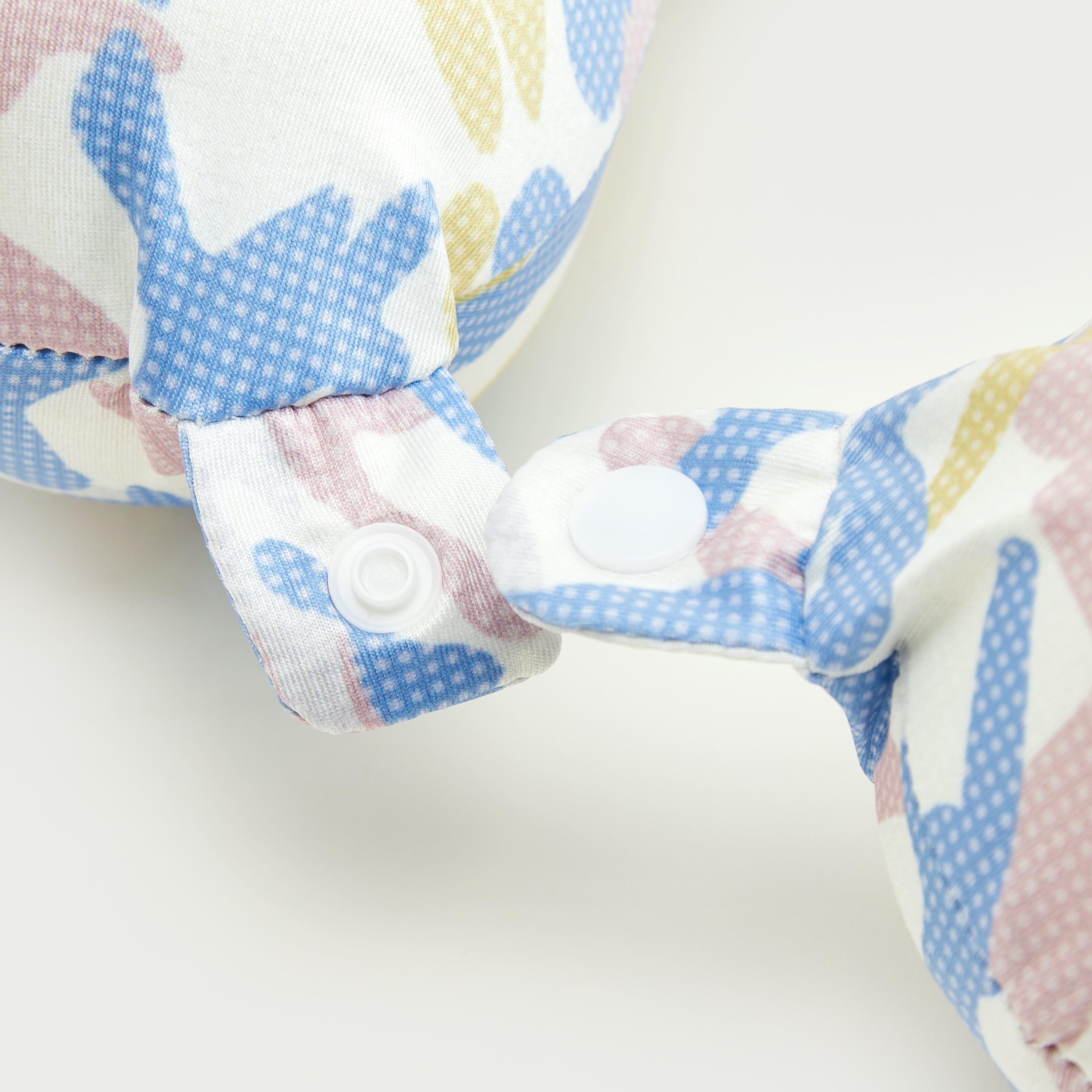 Printed Neck Pillow with Snap Button Closure-travel-accessories-image-3