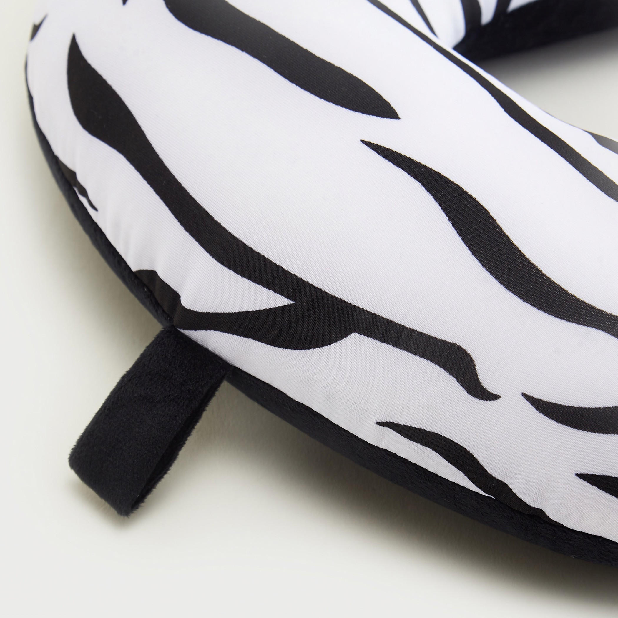 Animal Print Neck Pillow with Snap Button Closure-travel-accessories-image-5