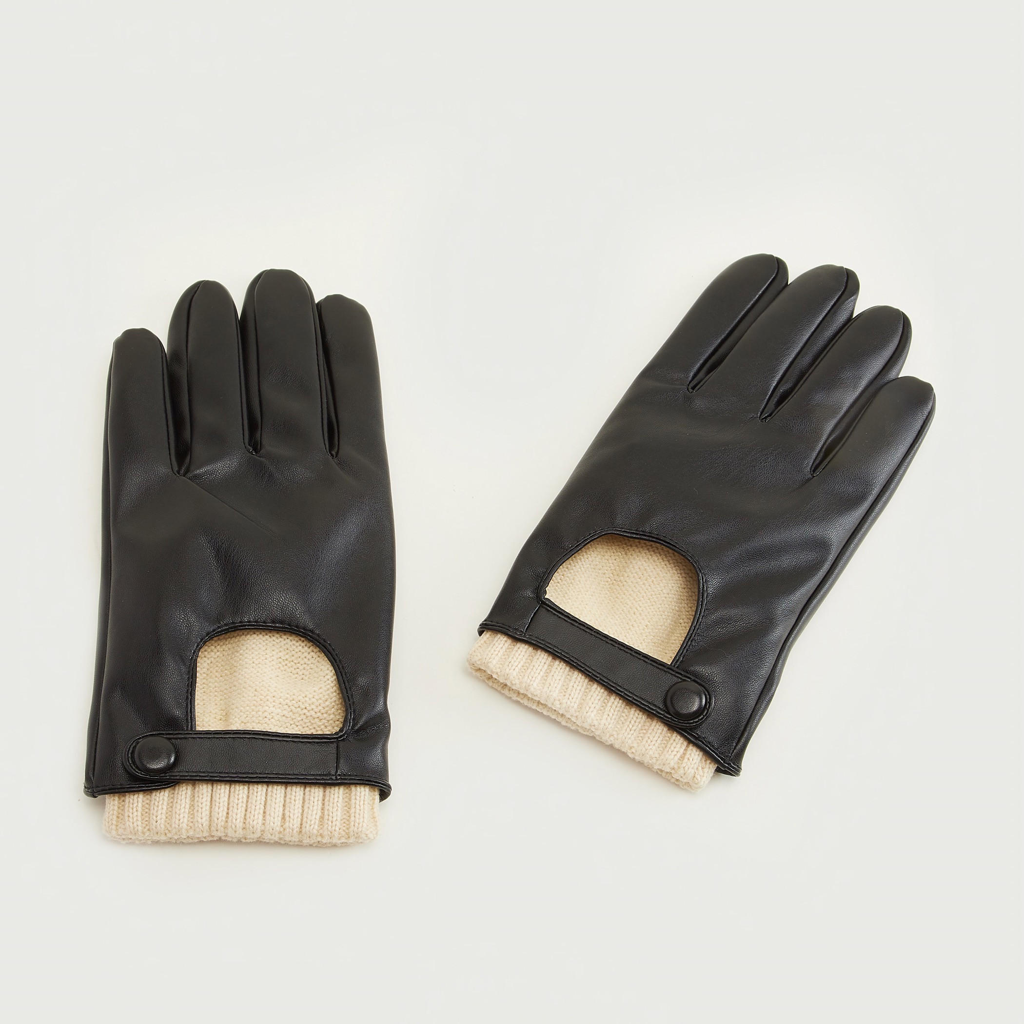 قفّازات بطبقات بارزة الملمس-men-scarvesandgloves-image-5