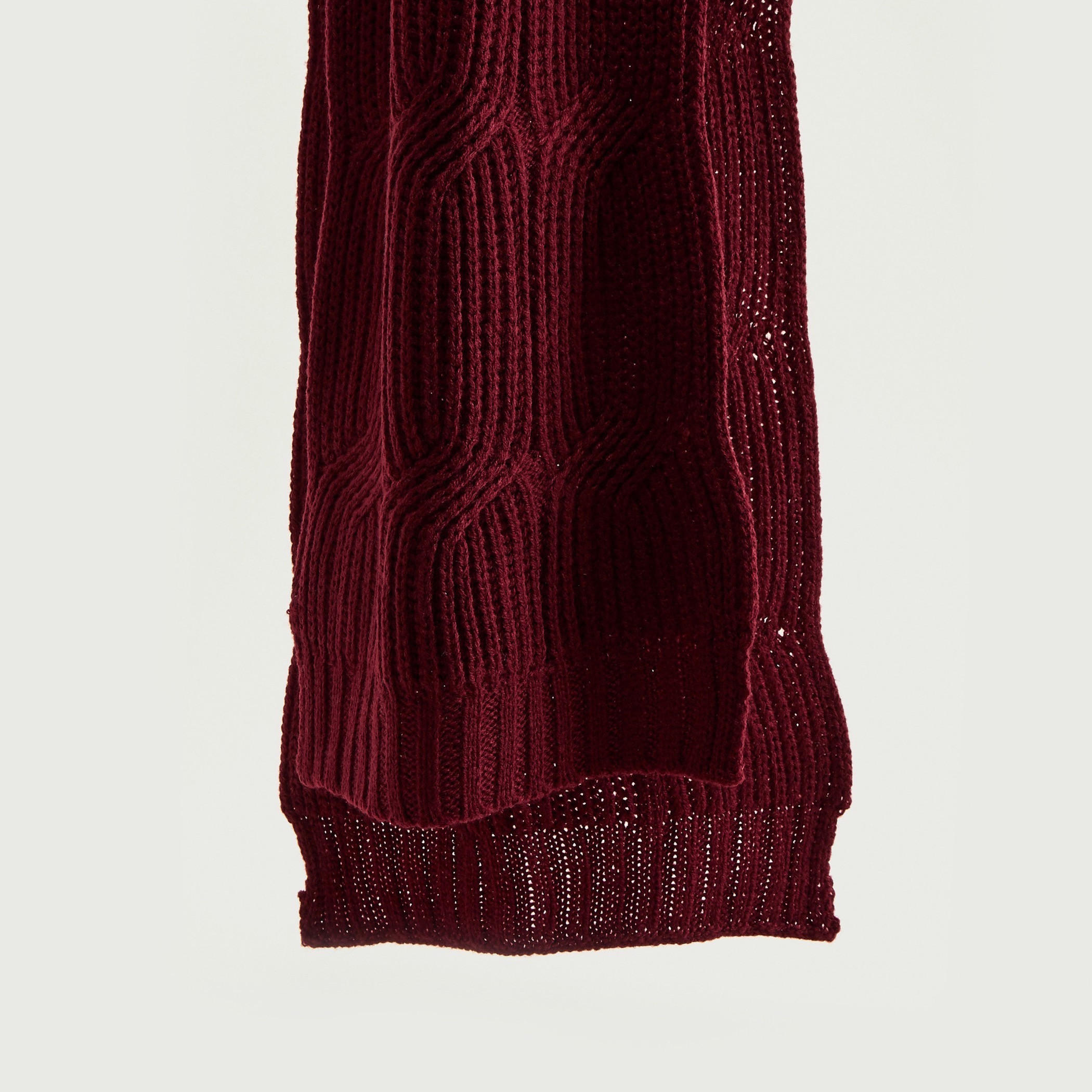 Textured Scarf with Ribbed Hem-men-scarvesandgloves-image-1