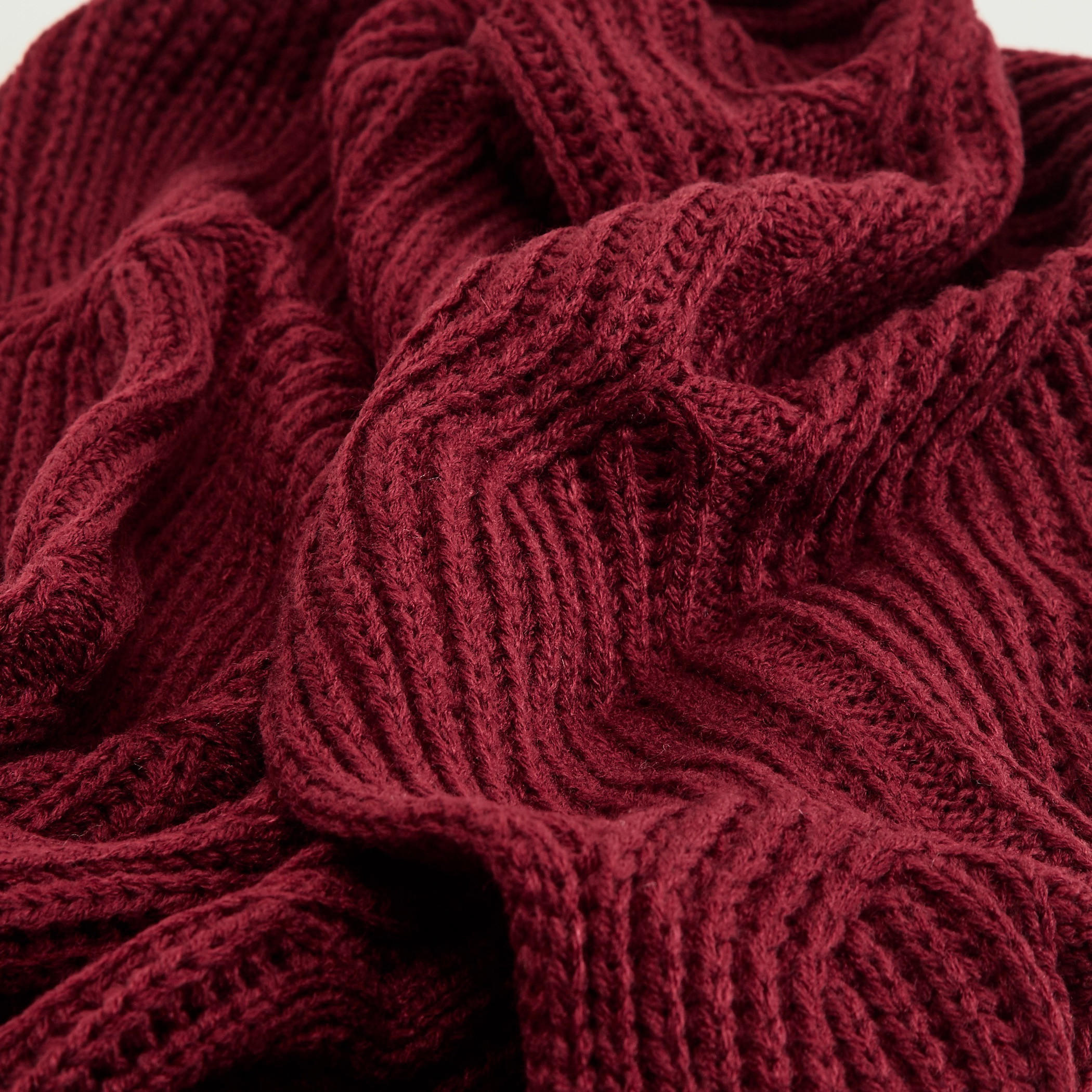 Textured Scarf with Ribbed Hem-men-scarvesandgloves-image-2