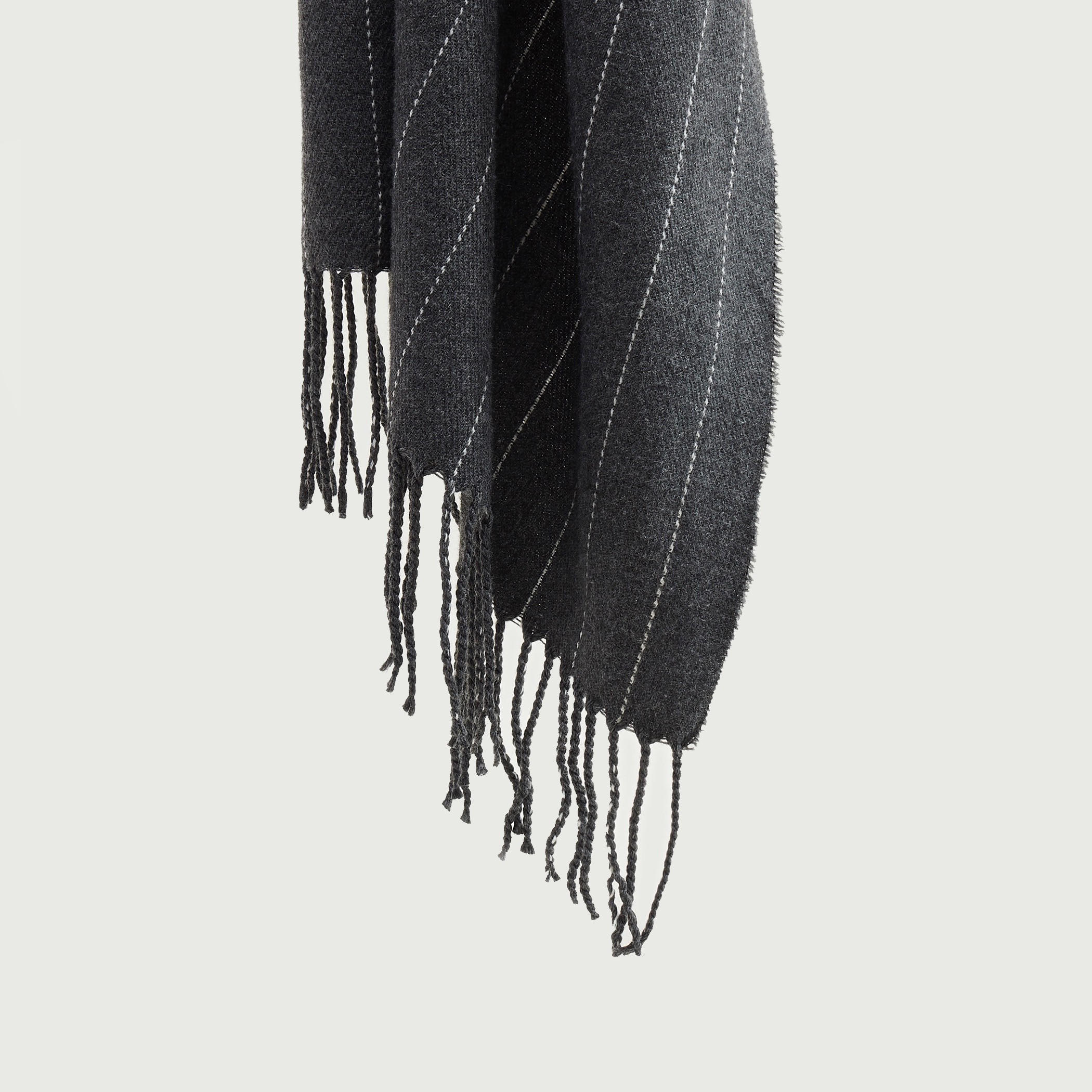 Striped Scarf with Fringes-men-scarvesandgloves-image-1