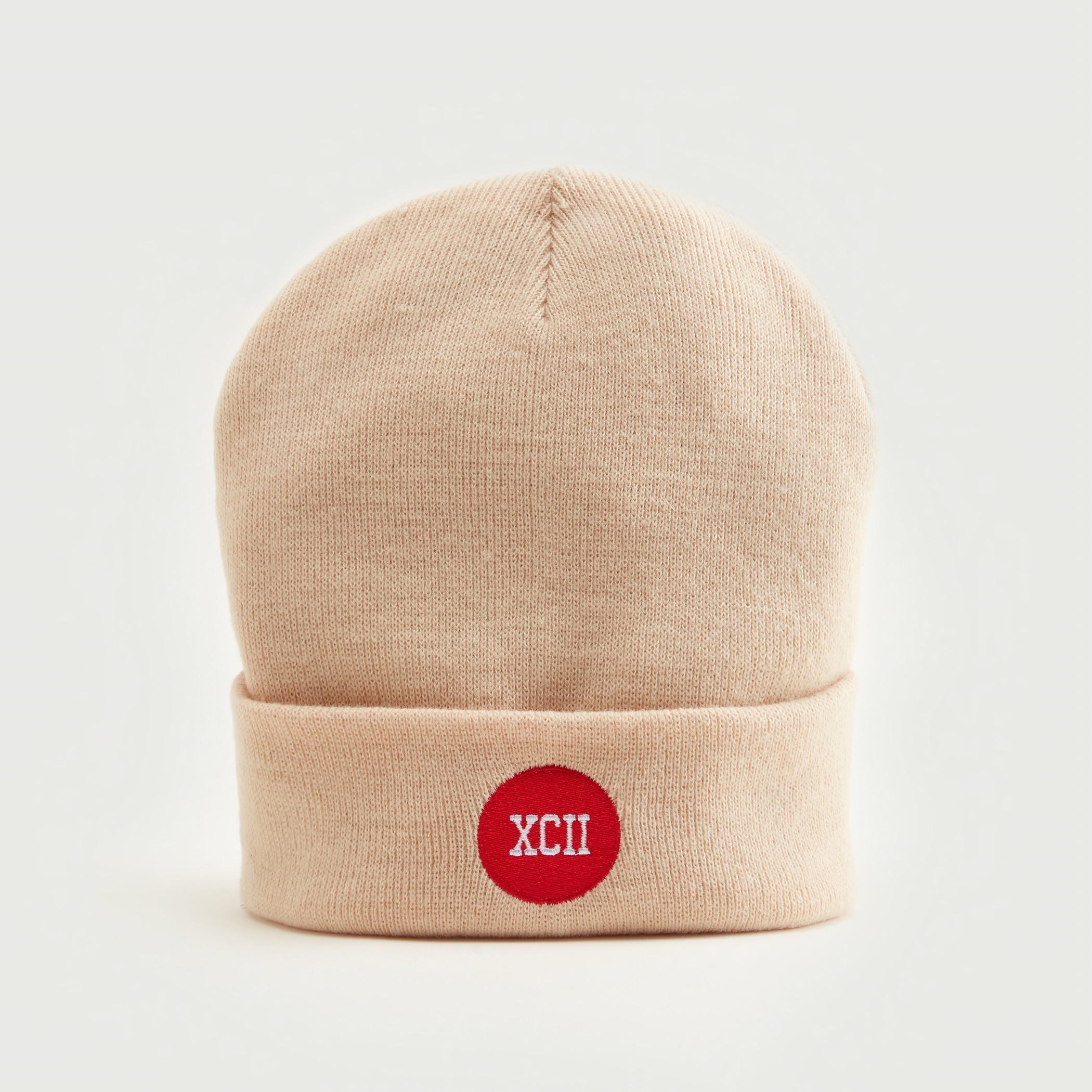Solid Applique Detail Beanie-men-caps-image-1