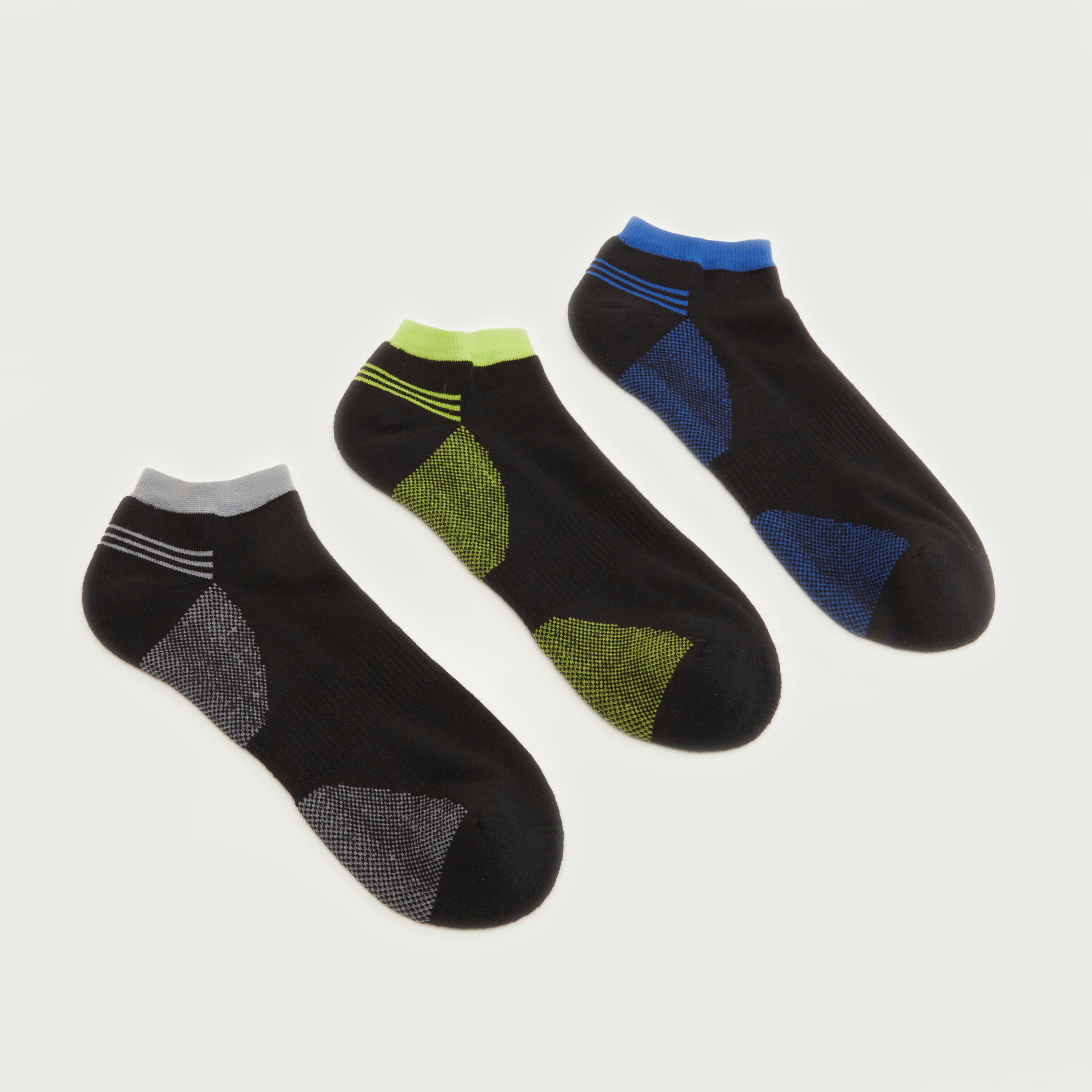 جوارب بطول الكاحل - طقم من 3 أزواج-men-socks-image-1