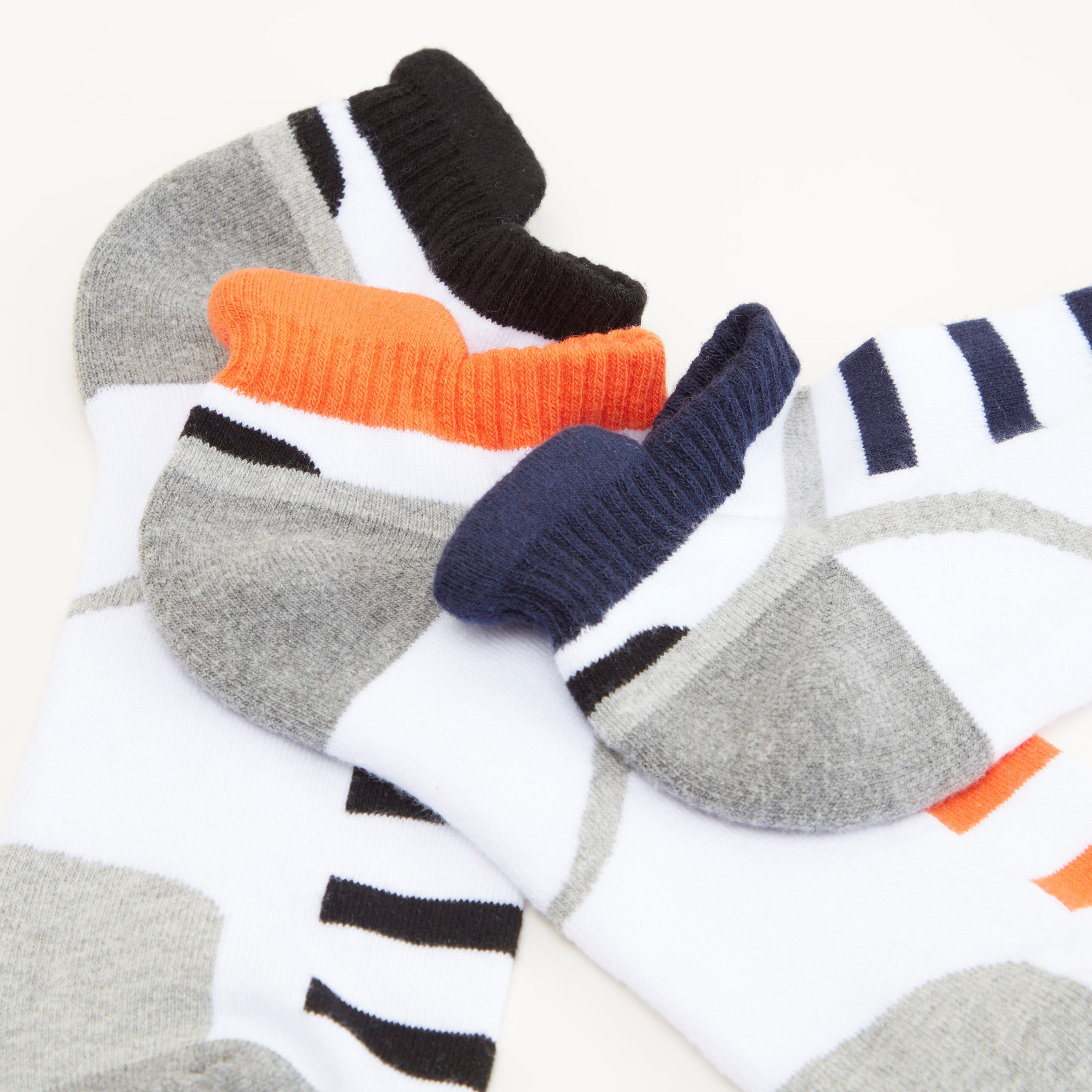 Set of 3 - Striped Ankle Length Socks-men-socks-image-3