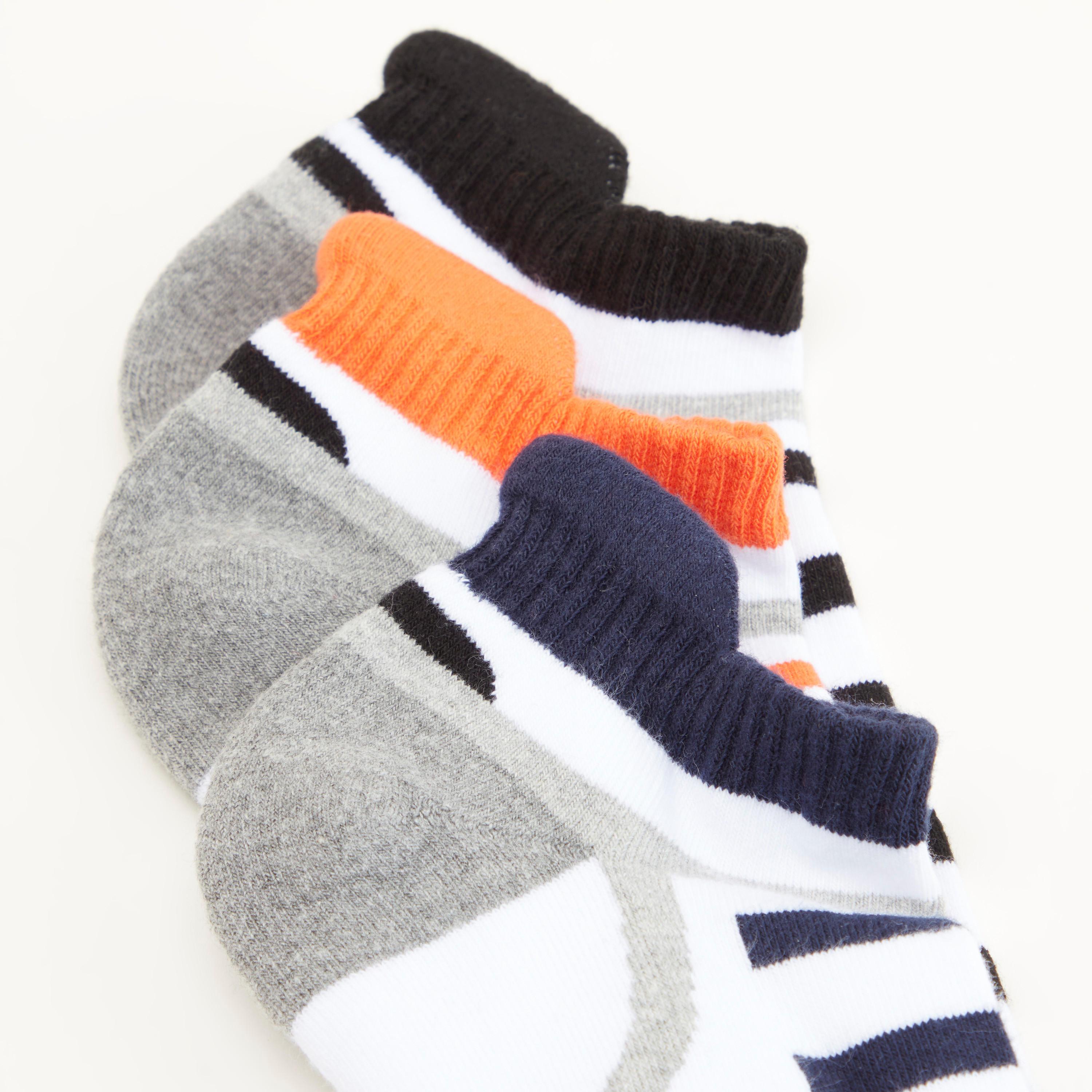 Set of 3 - Striped Ankle Length Socks-men-socks-image-4