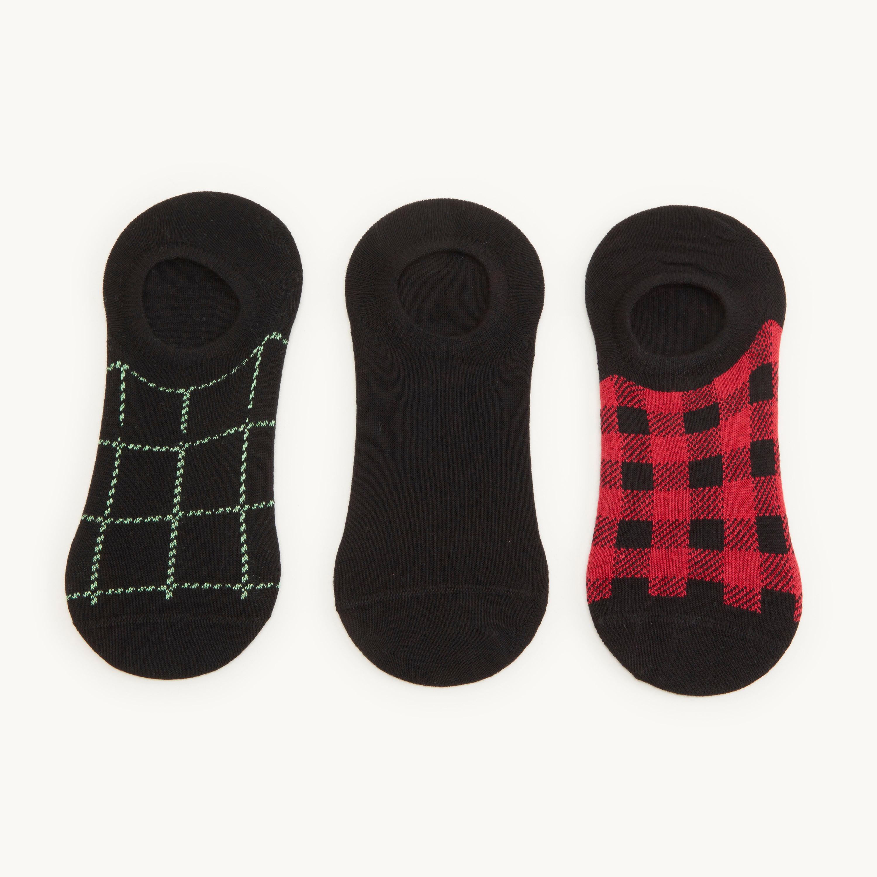 جوارب غير مرئية متنوعة - طقم من 3 أزواج-men-socks-image-2