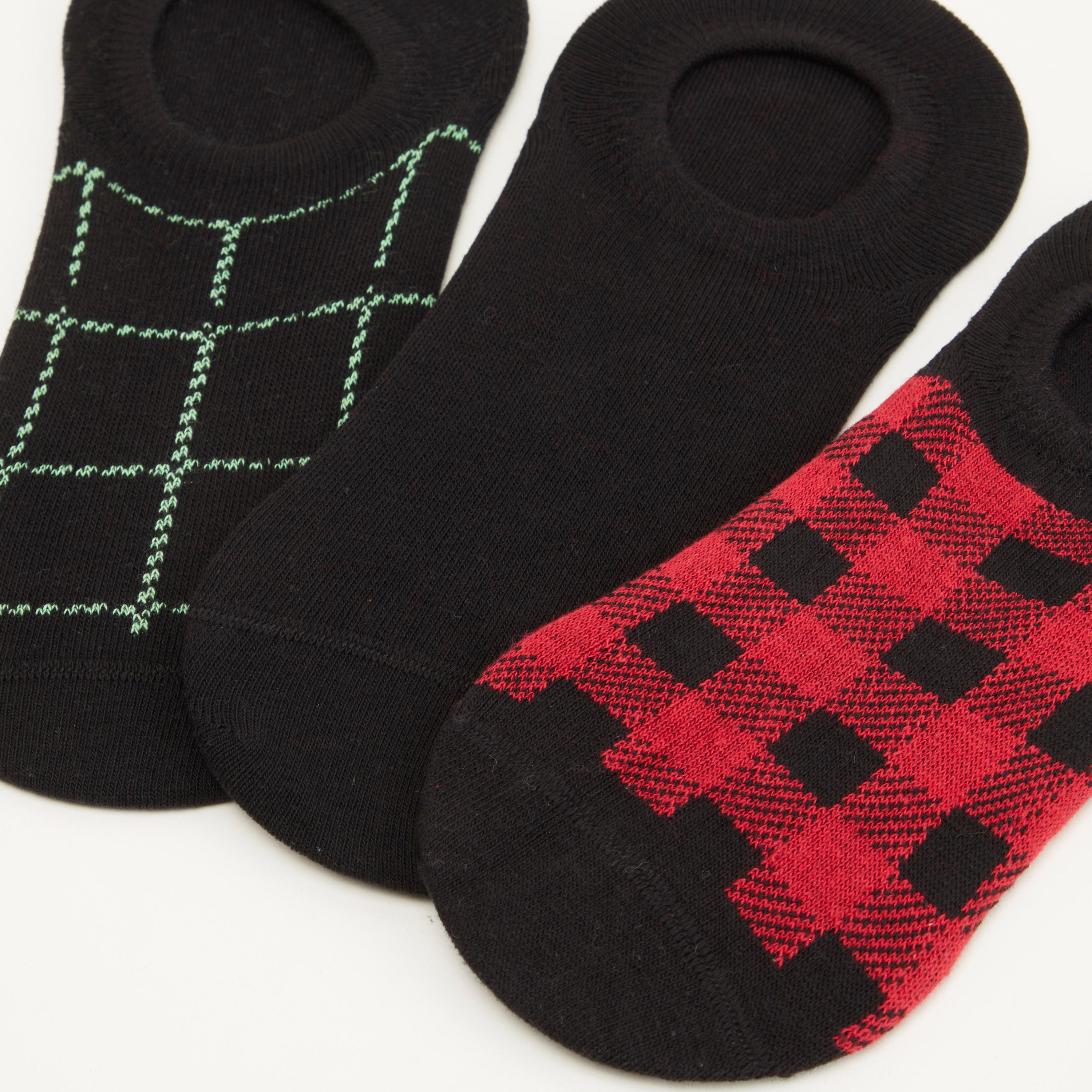 جوارب غير مرئية متنوعة - طقم من 3 أزواج-men-socks-image-3