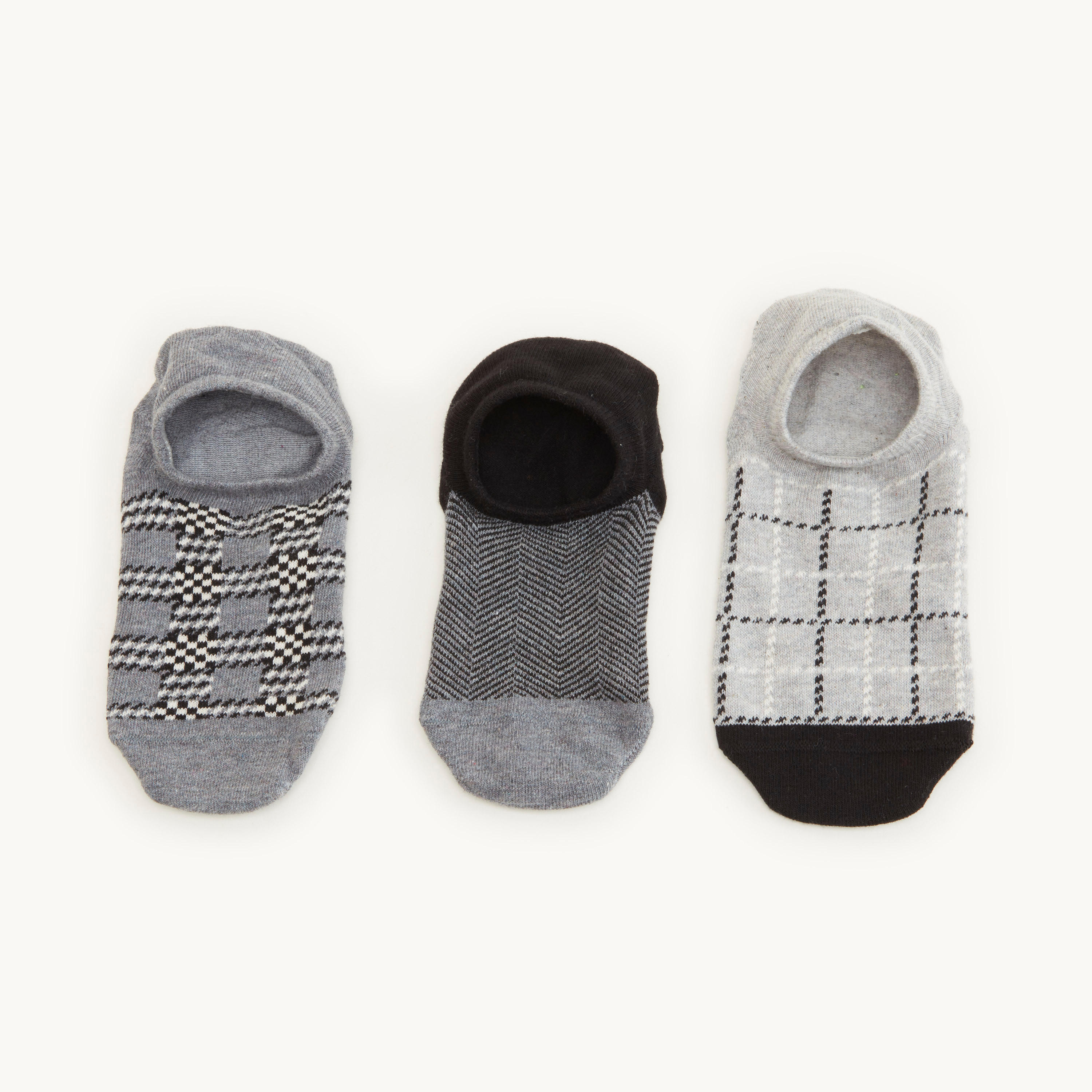 جوارب غير مرئية متنوعة - طقم من 3 أزواج-men-socks-image-4