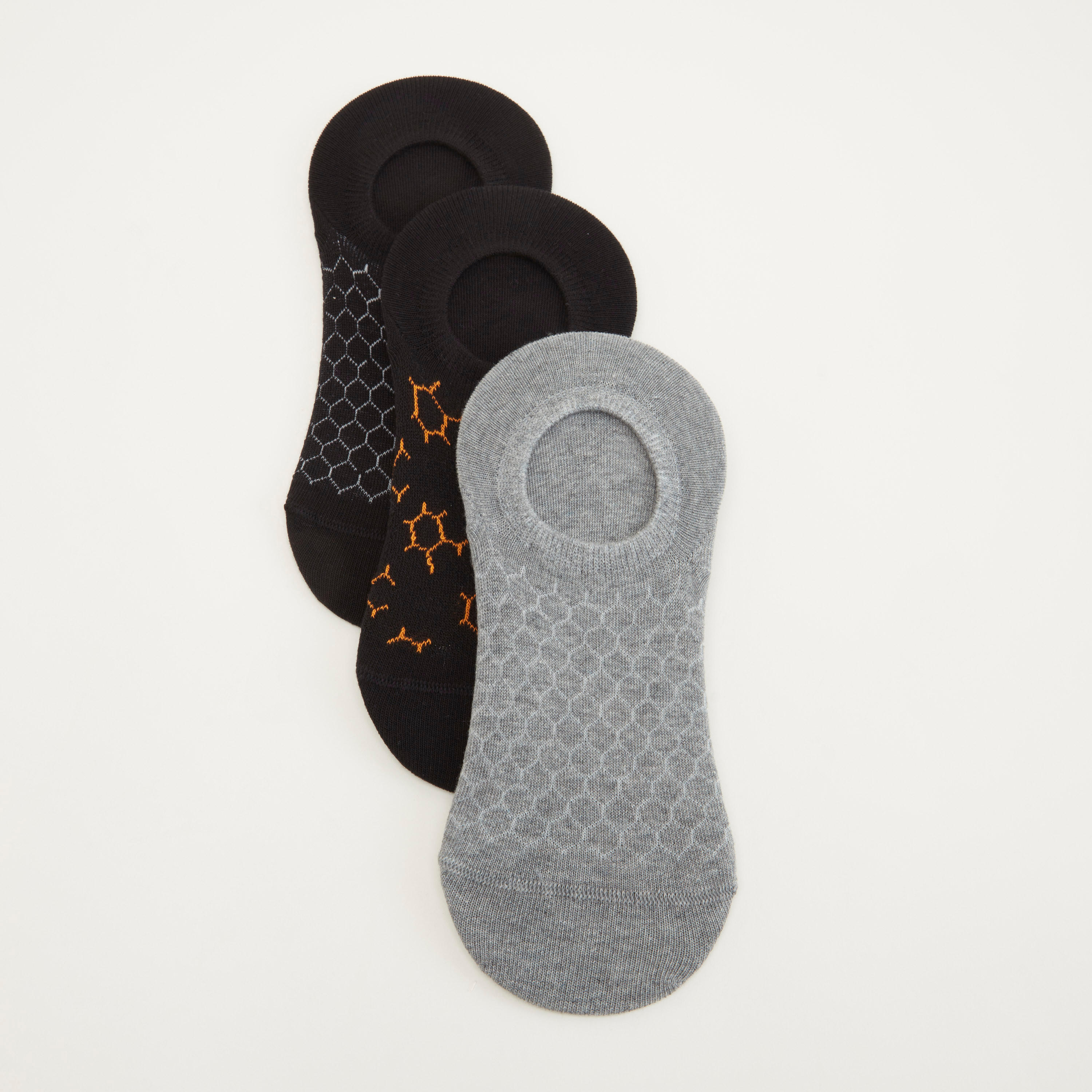 جوارب غير مرئية متنوعة - طقم من 3 أزواج-men-socks-image-4