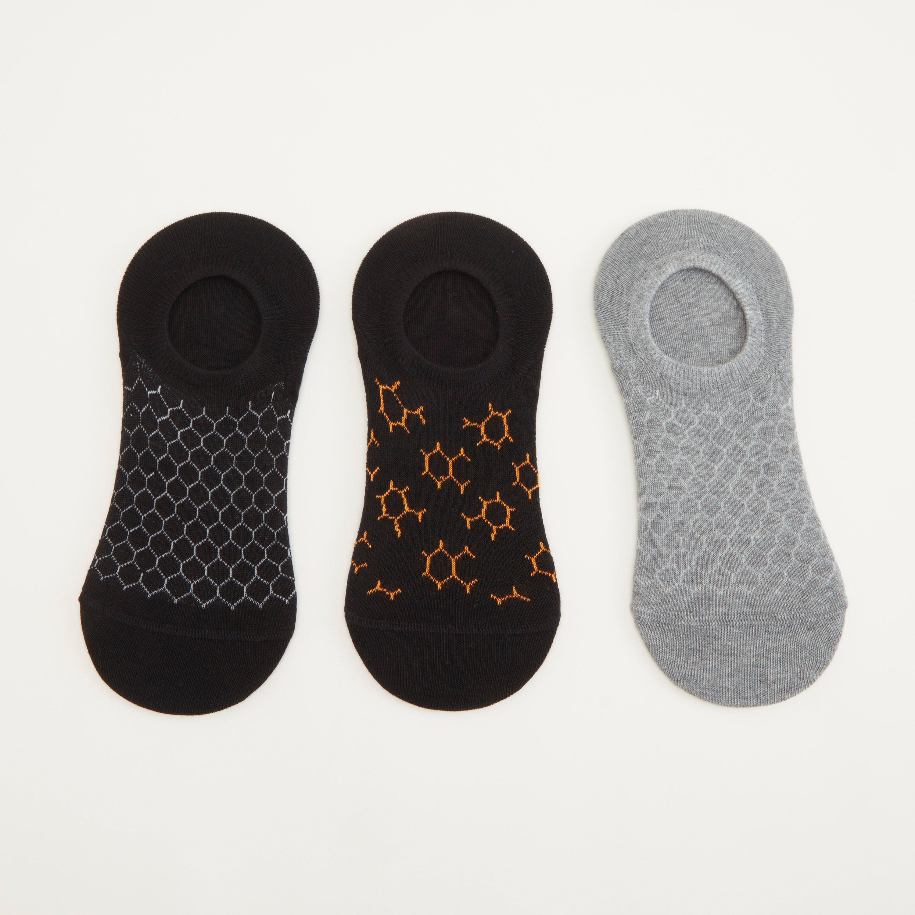 جوارب غير مرئية متنوعة - طقم من 3 أزواج-men-socks-image-3