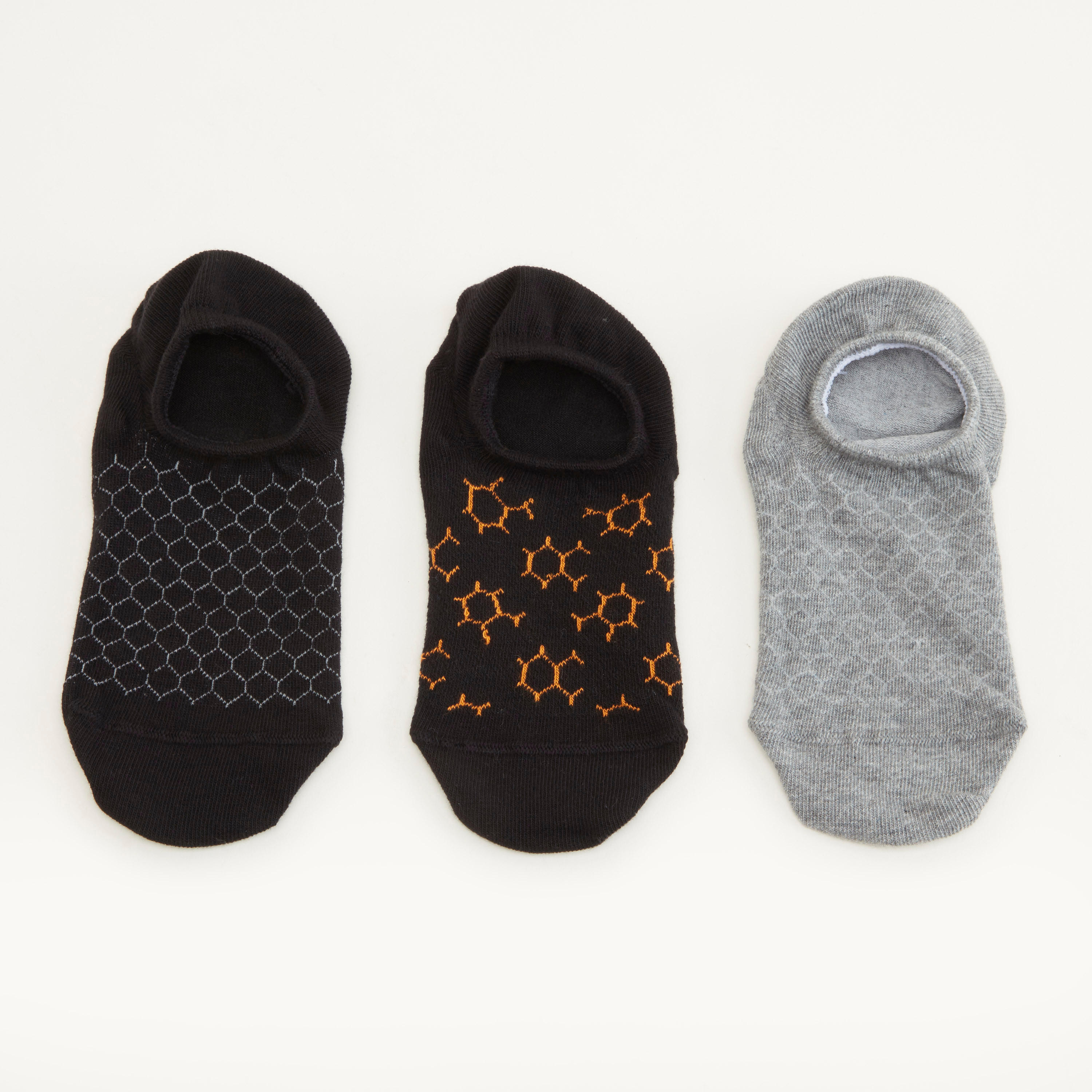 جوارب غير مرئية متنوعة - طقم من 3 أزواج-men-socks-image-1