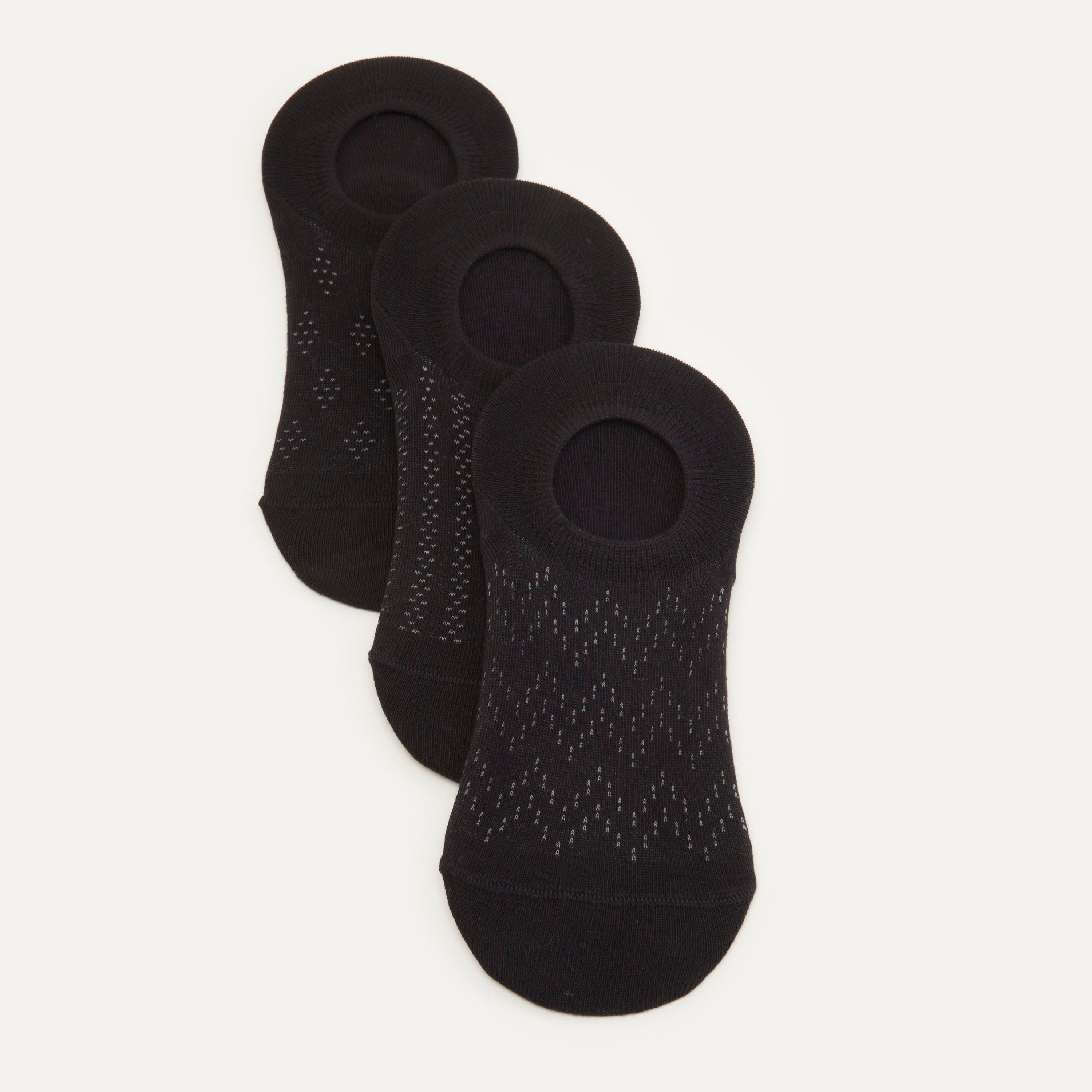 Set of 3 - Assorted No Show Socks-men-socks-image-1