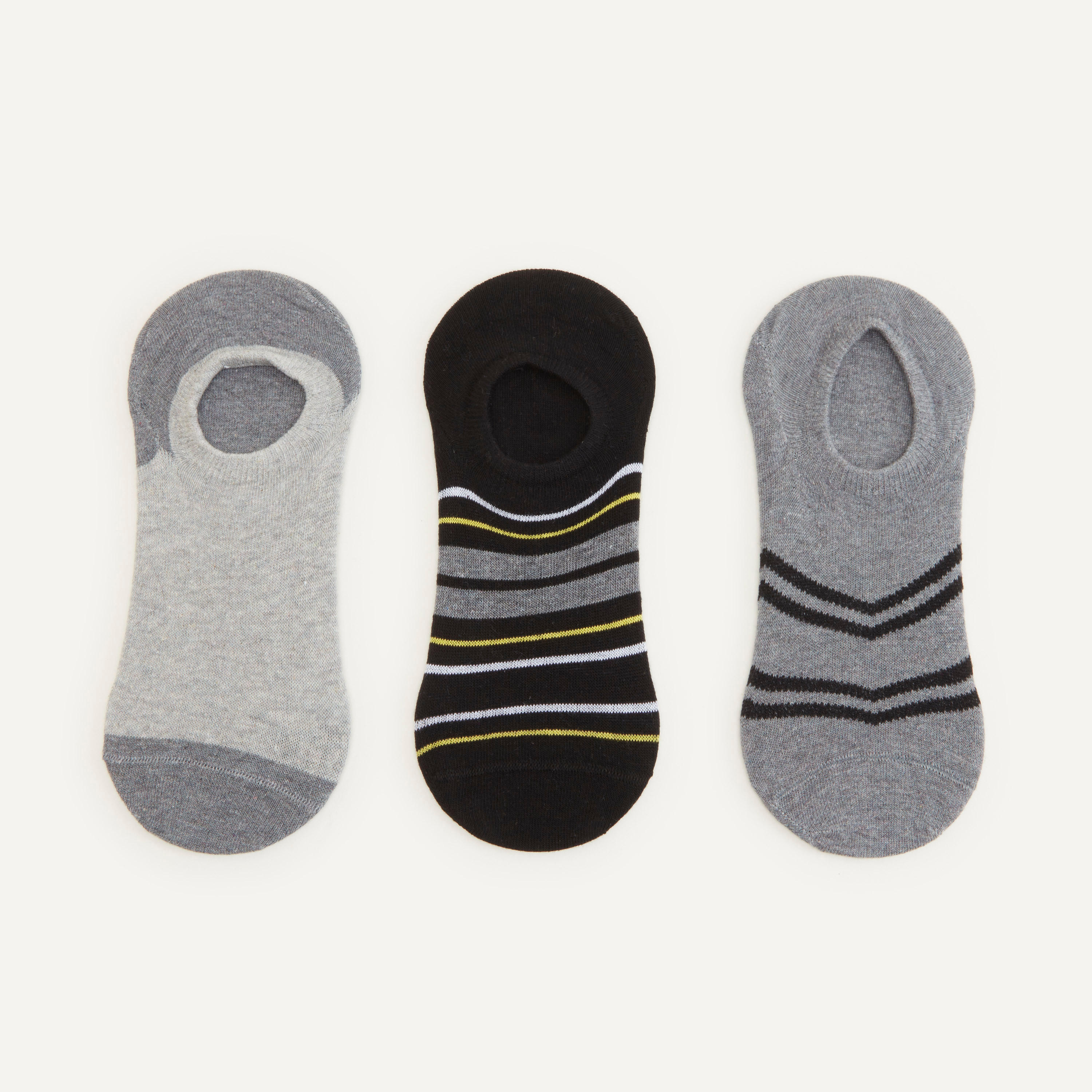 جوارب غير مرئية متنوعة - طقم من 3 أزواج-men-socks-image-2