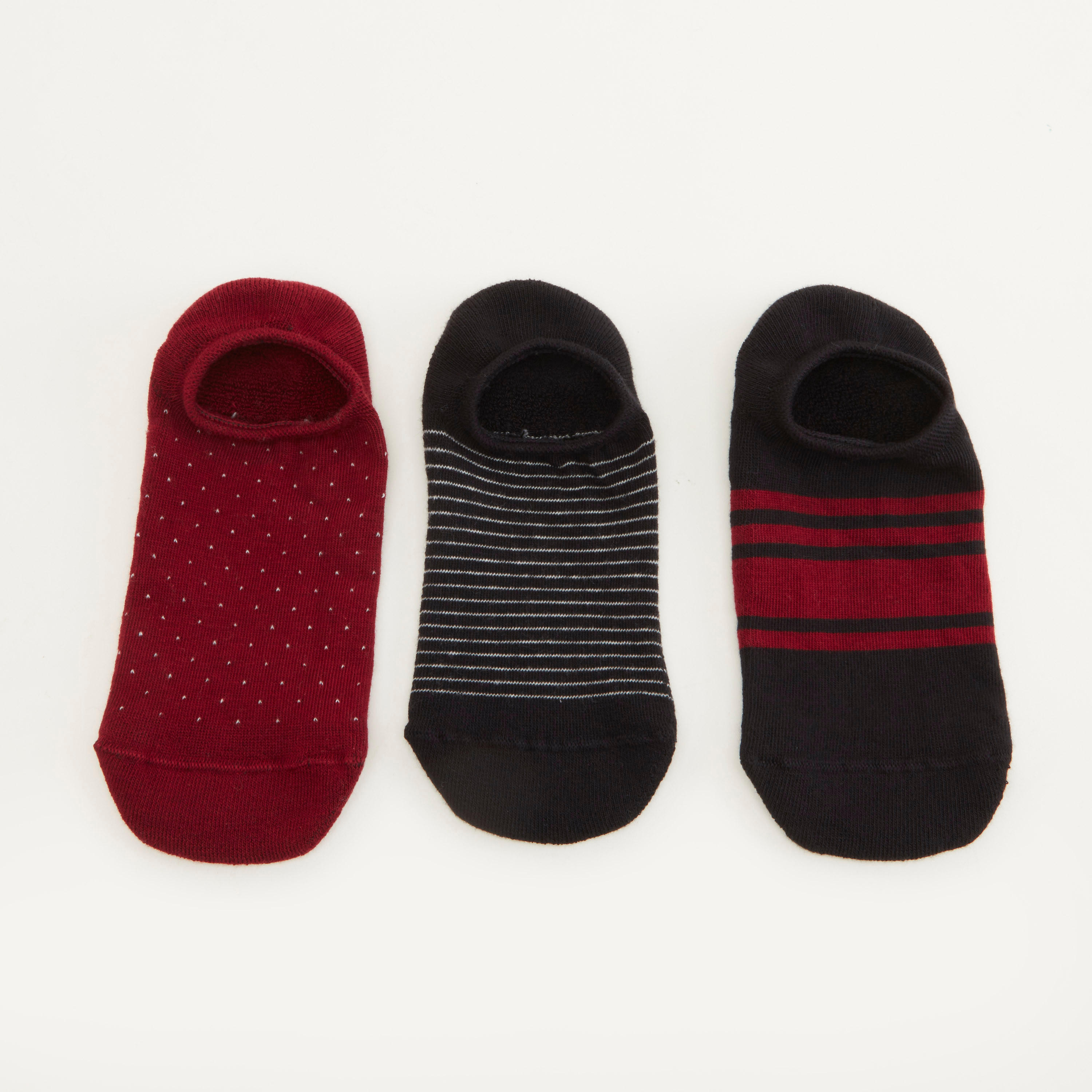 جوارب غير مرئية متنوعة - طقم من 3 أزواج-men-socks-image-4