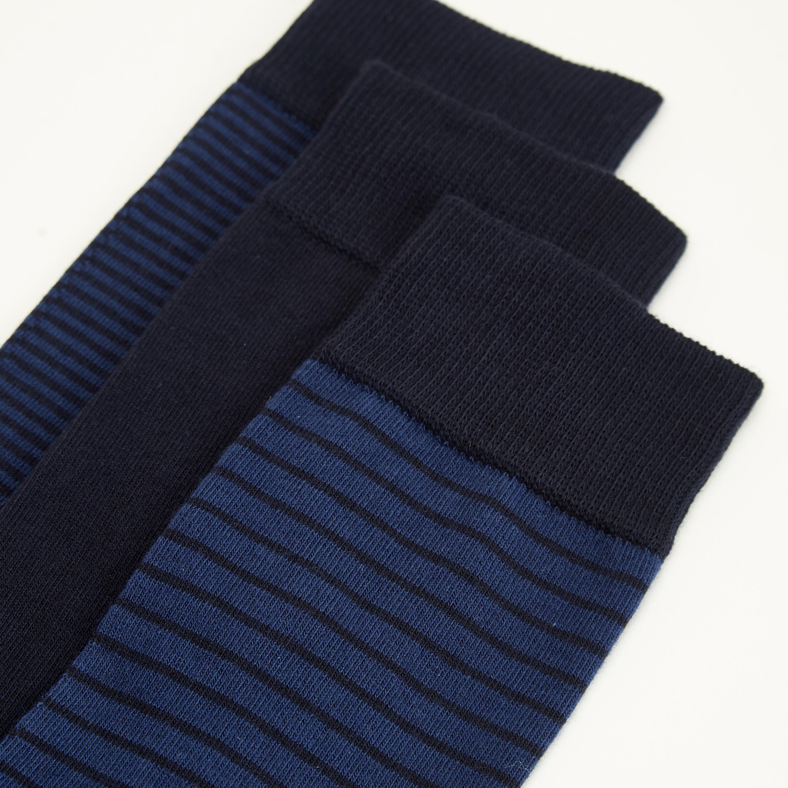 جوارب متنوّعة بطول ربلة السّاق - طقم من 3 أزواج-men-socks-image-3