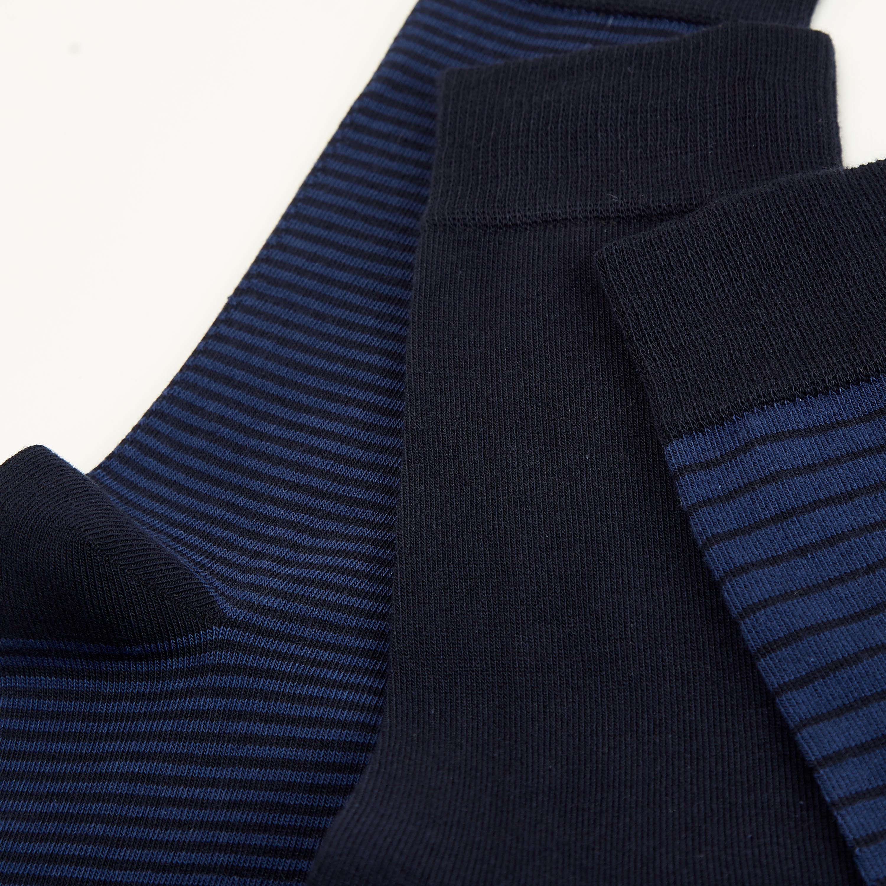 جوارب متنوّعة بطول ربلة السّاق - طقم من 3 أزواج-men-socks-image-4