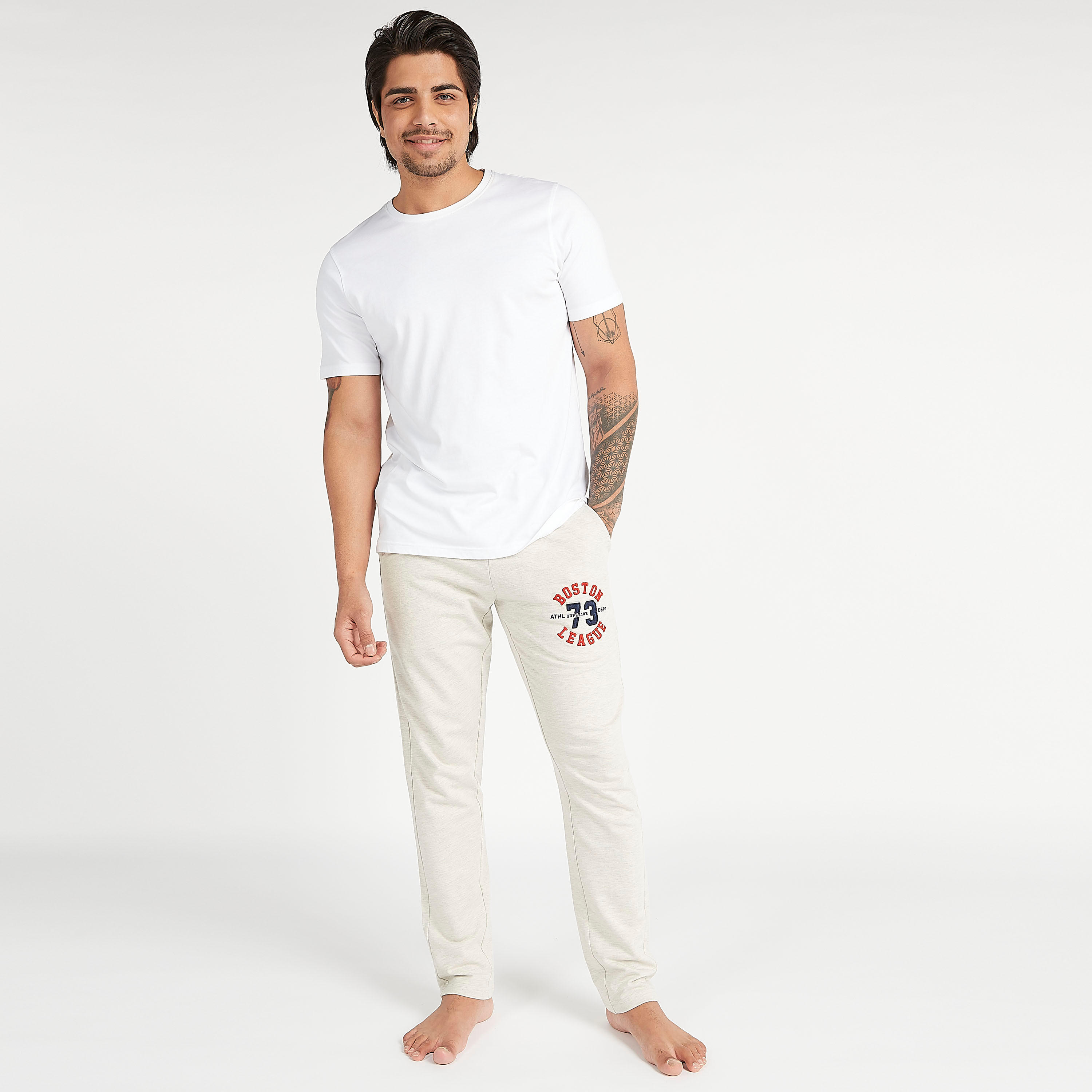 Sustainable Embroidered Pyjamas with Drawstring Closure and Pockets-men-clothing-nightwear-pyjamaandshorts-image-2