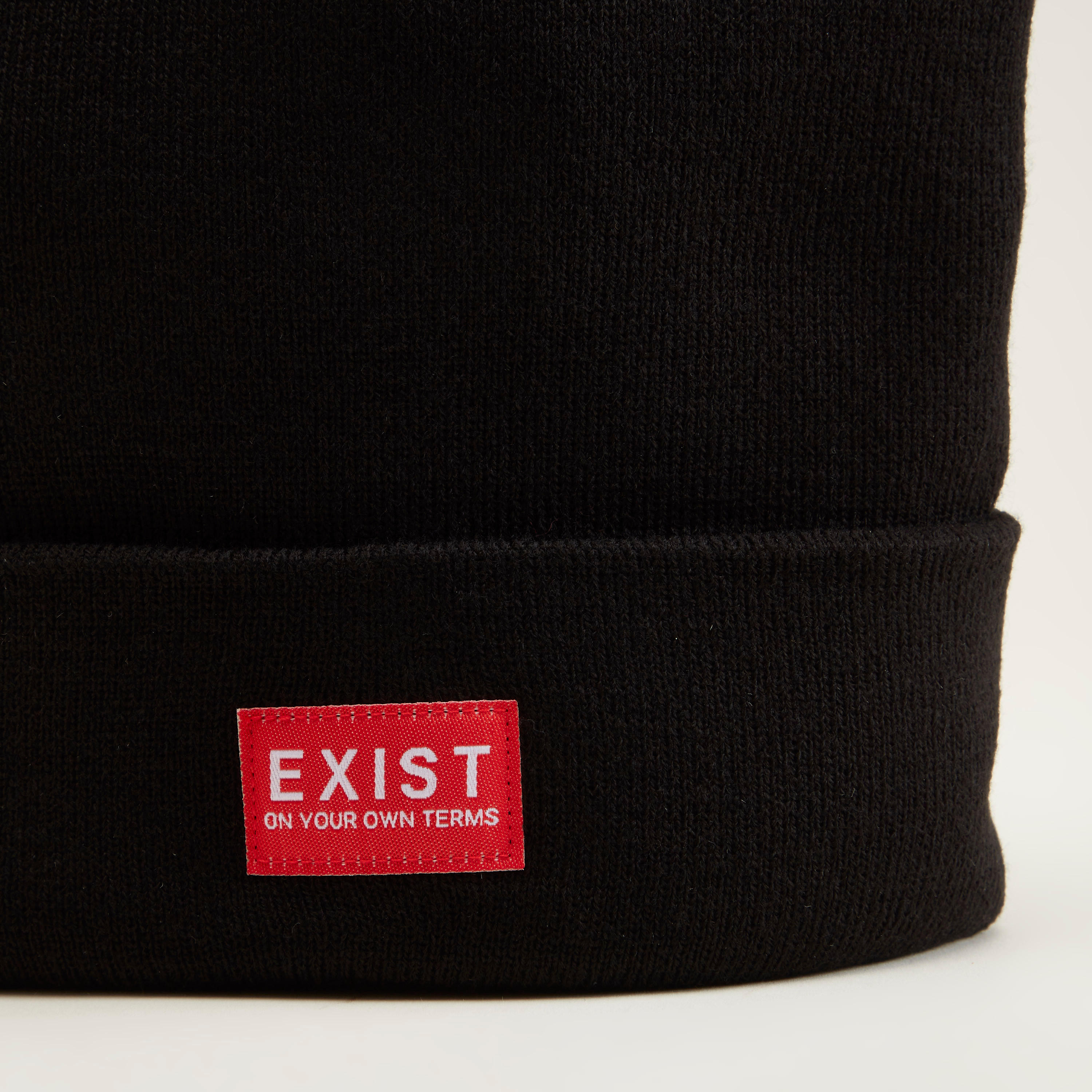 Applique Detailed Beanie-men-caps-image-2