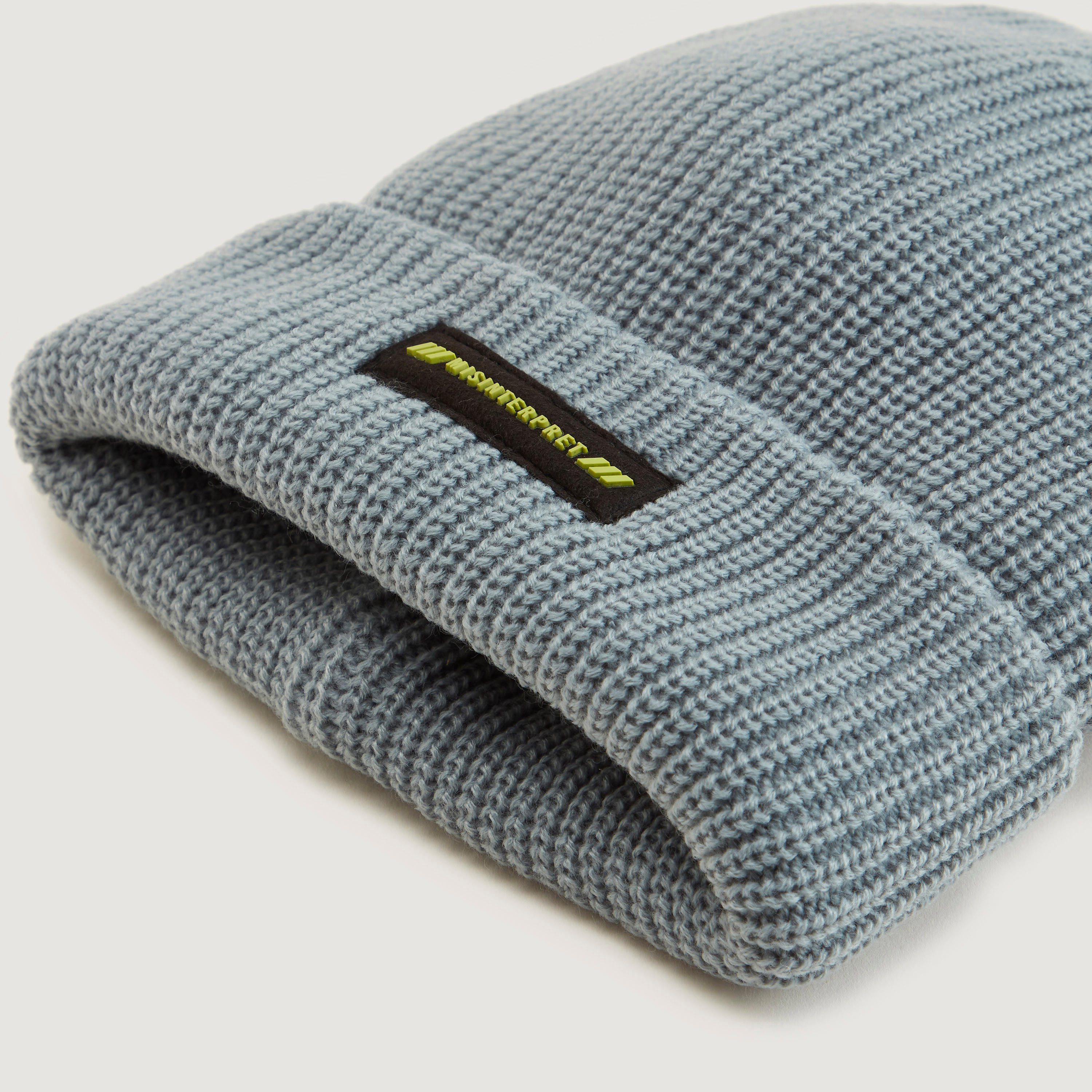 Textured Beanie with Cuffed Hem and Applique Detail-men-caps-image-5