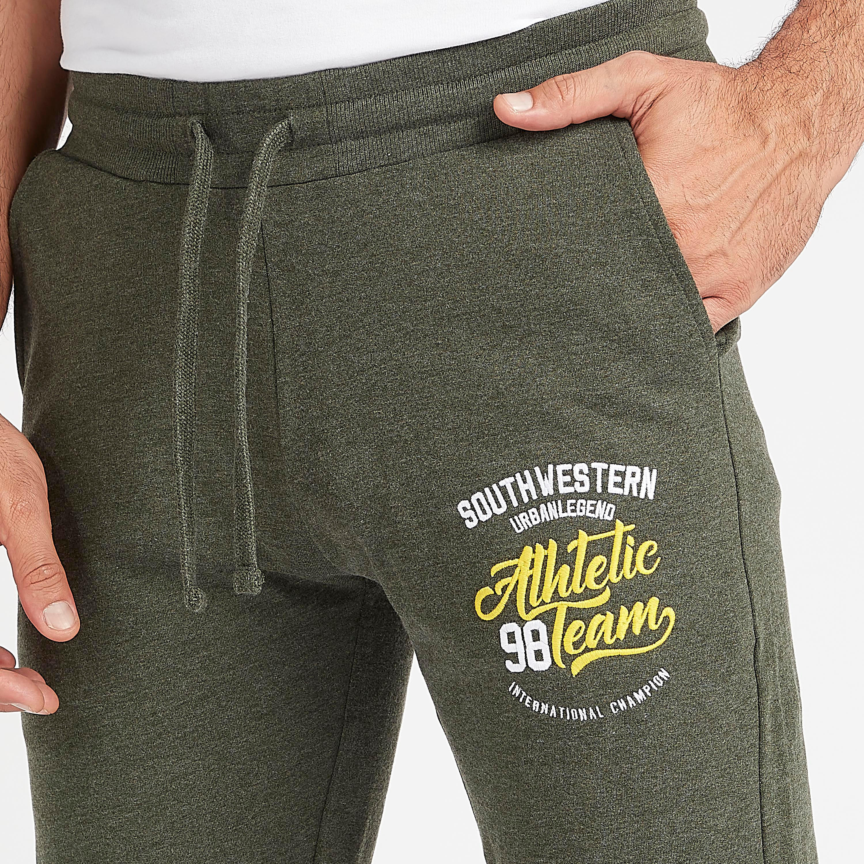 Embroidered Full Length Pyjamas with Drawstring Closure and Pockets-men-clothing-nightwear-pyjamaandshorts-image-3