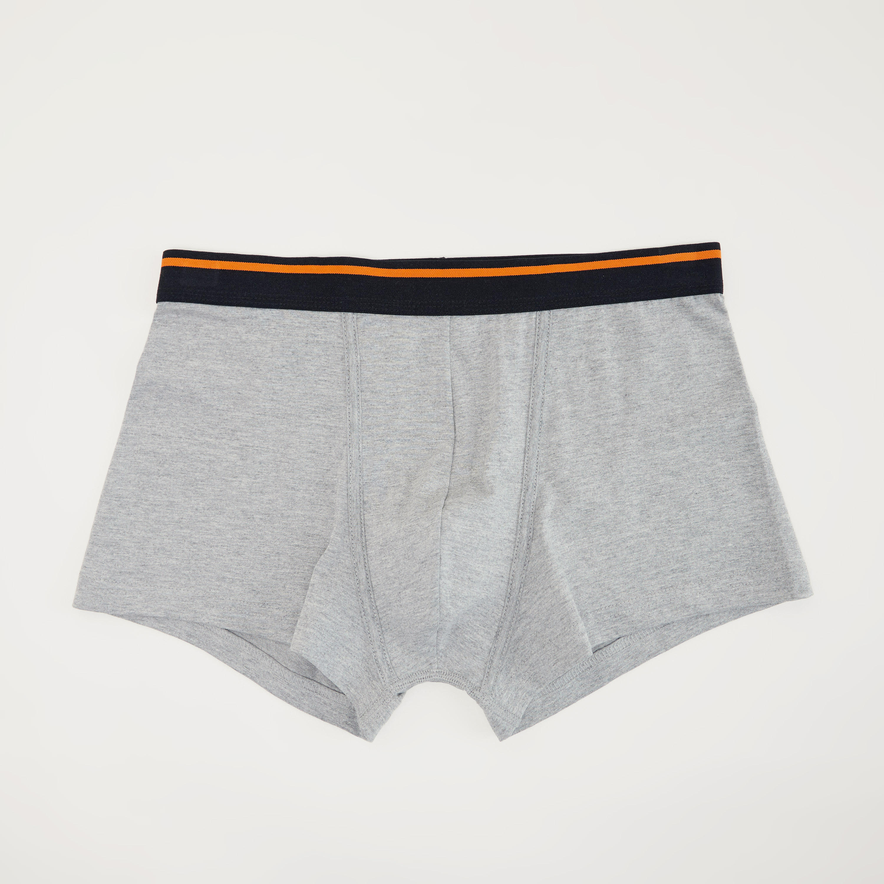 Set of 3 - Solid Trunks with Elasticated Waistband-men-clothing-innerwear-underwear-image-3