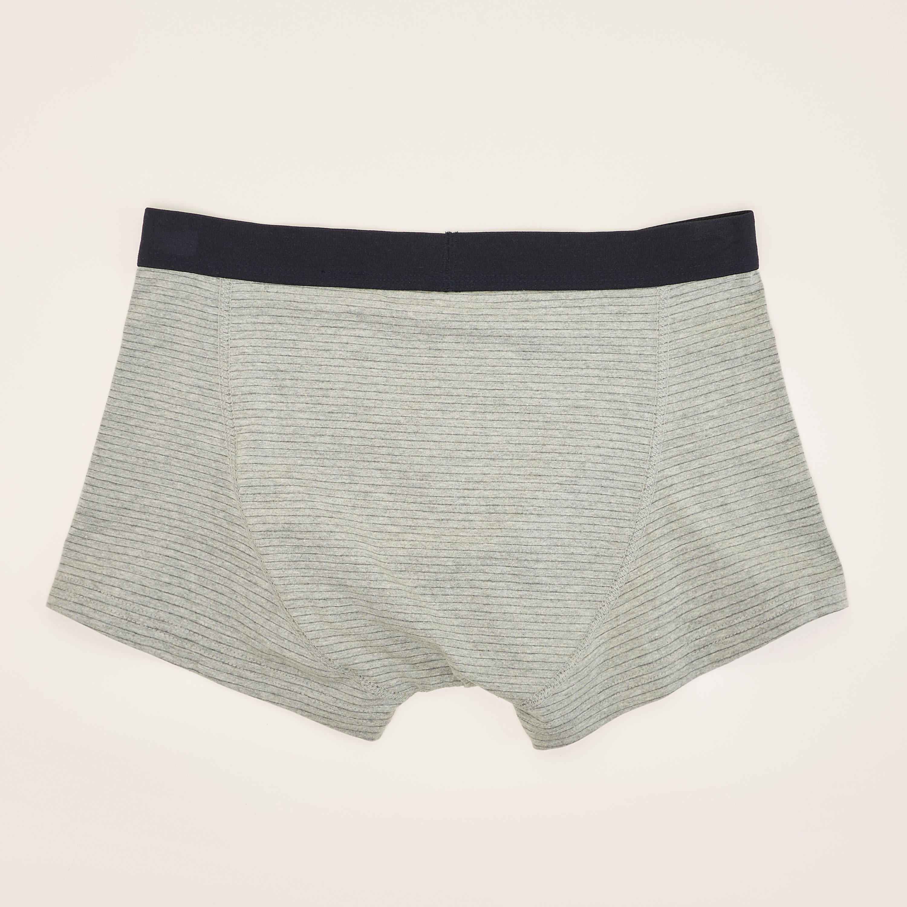 شورتات ترانك مقلّمة بخصر مطّاطي - طقم من 3-men-clothing-innerwear-underwear-image-4