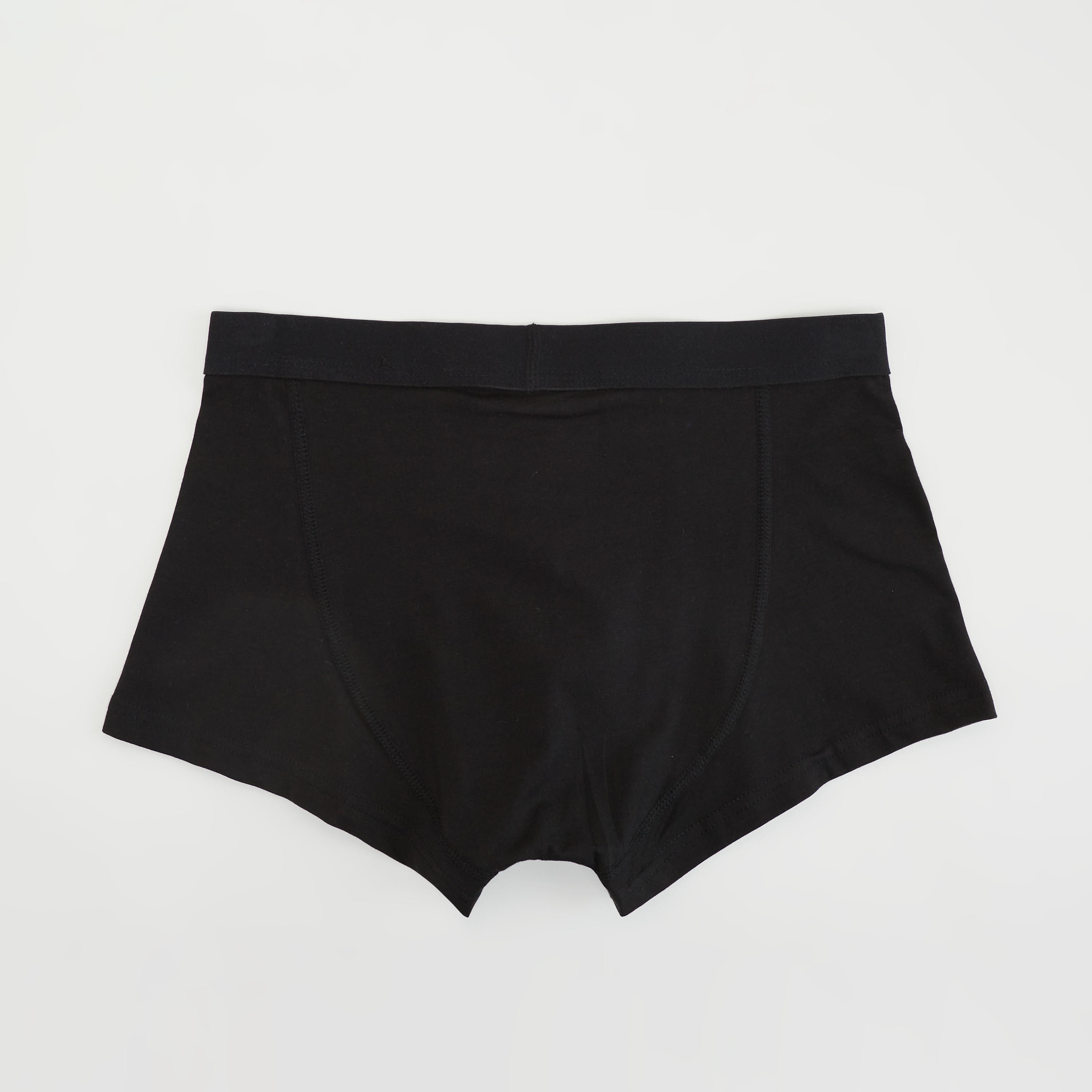 شورتات ترانك داخليّة سادة بخصر مطّاطي- طقم من 3-men-clothing-innerwear-underwear-image-1