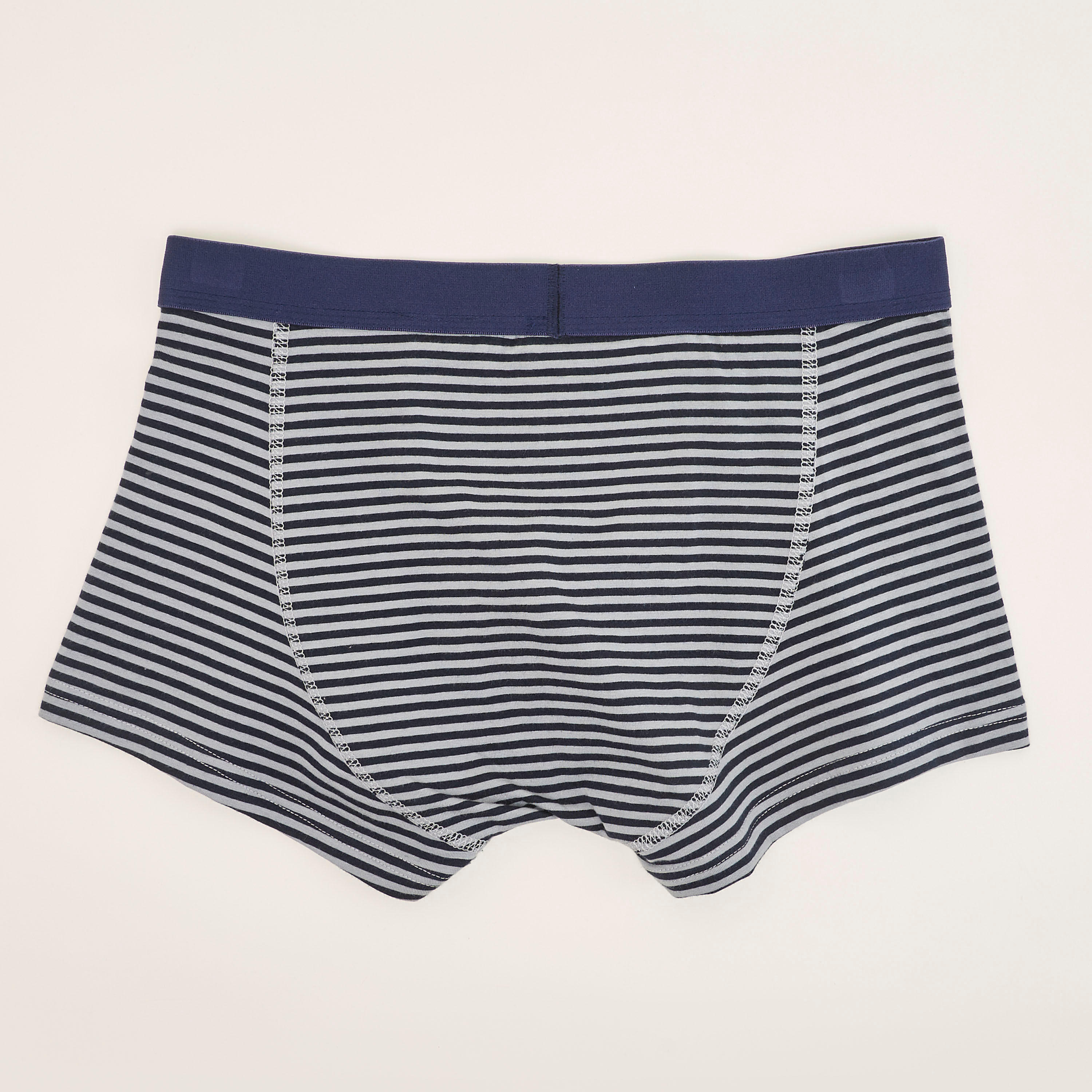 شورتات ترانك مقلّمة بخصر مطّاطي - طقم من 3-men-clothing-innerwear-underwear-image-4