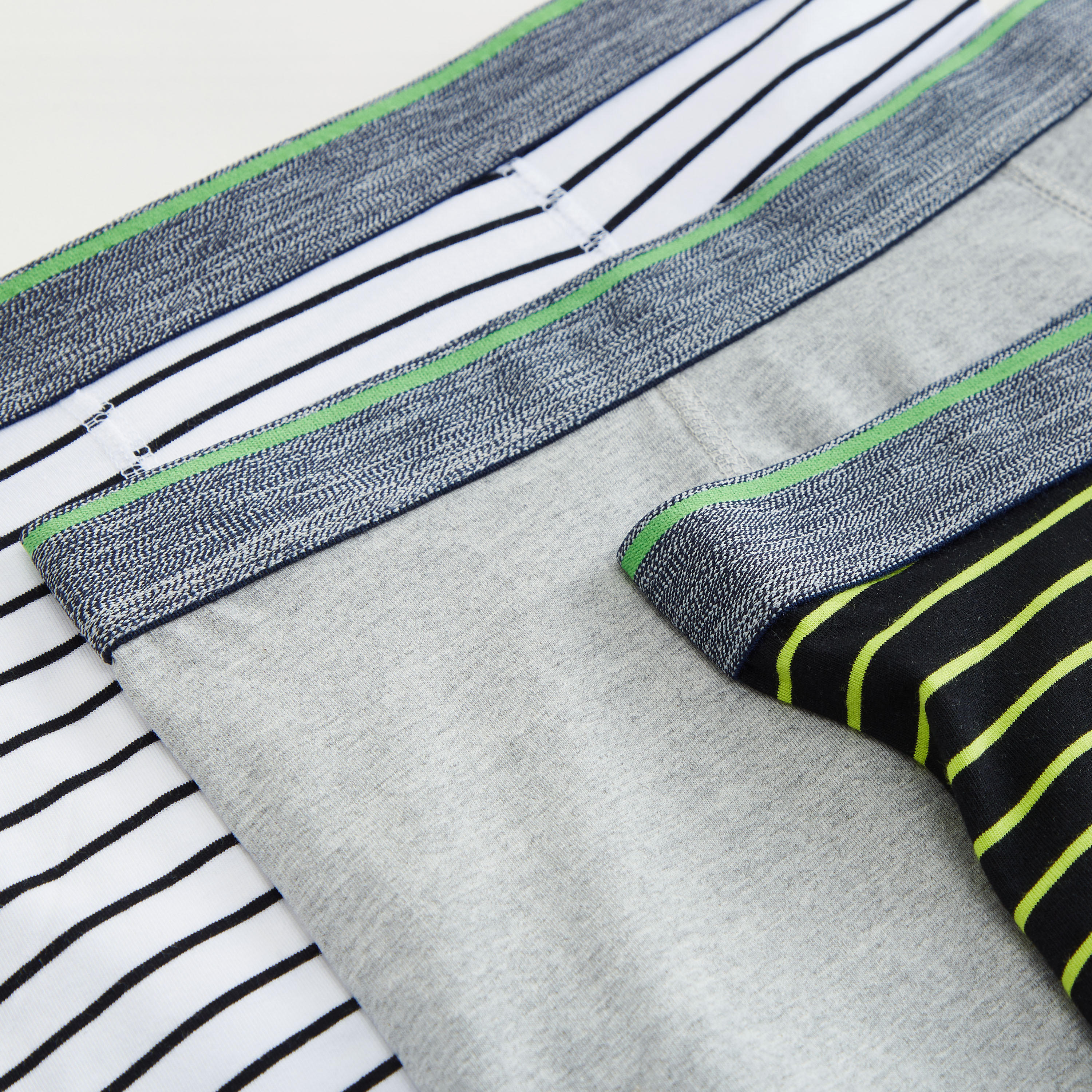 Set of 3 - Assorted Trunks with Elasticated Waistband-men-clothing-innerwear-underwear-image-2