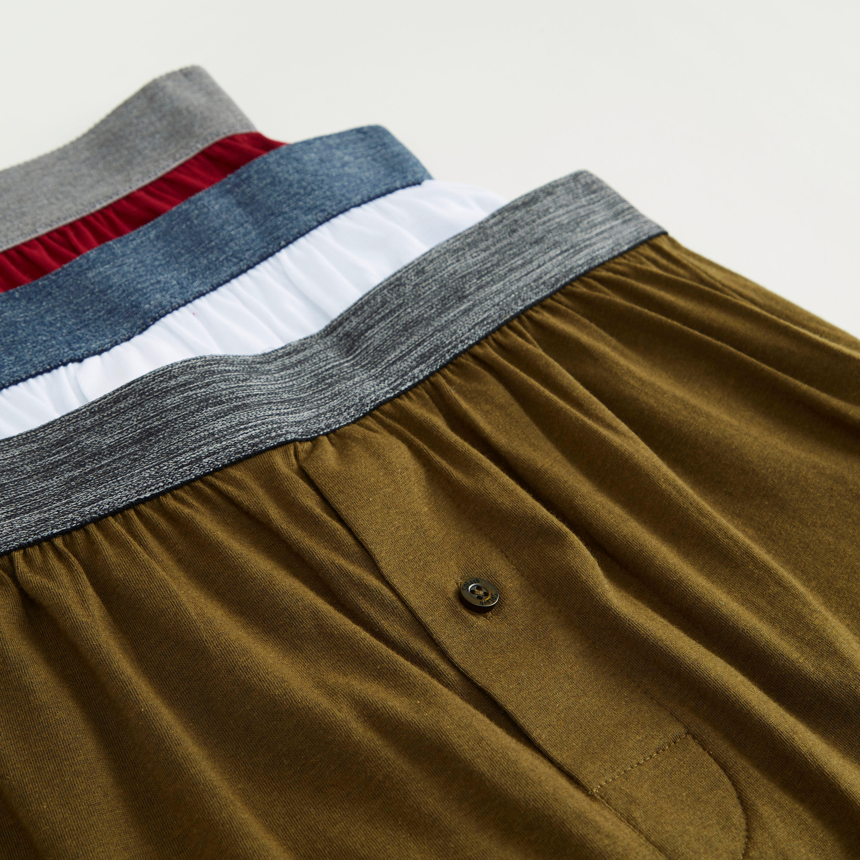 Set of 3 - Solid Boxers with Elasticated Waistband-men-clothing-innerwear-underwear-image-2