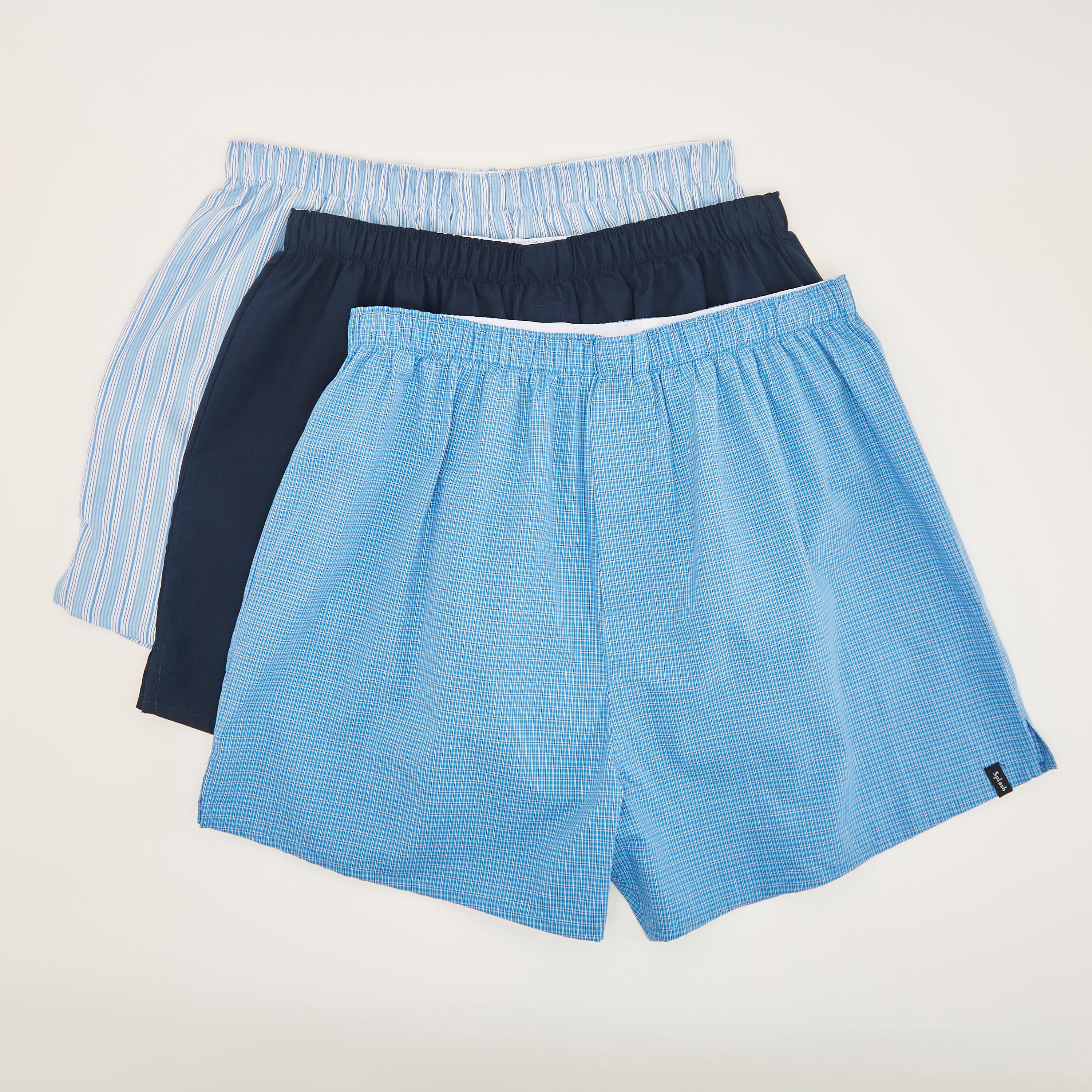 شورتات بوكسر داخلية بخصر مطّاطي - طقم من 3-men-clothing-innerwear-underwear-image-4