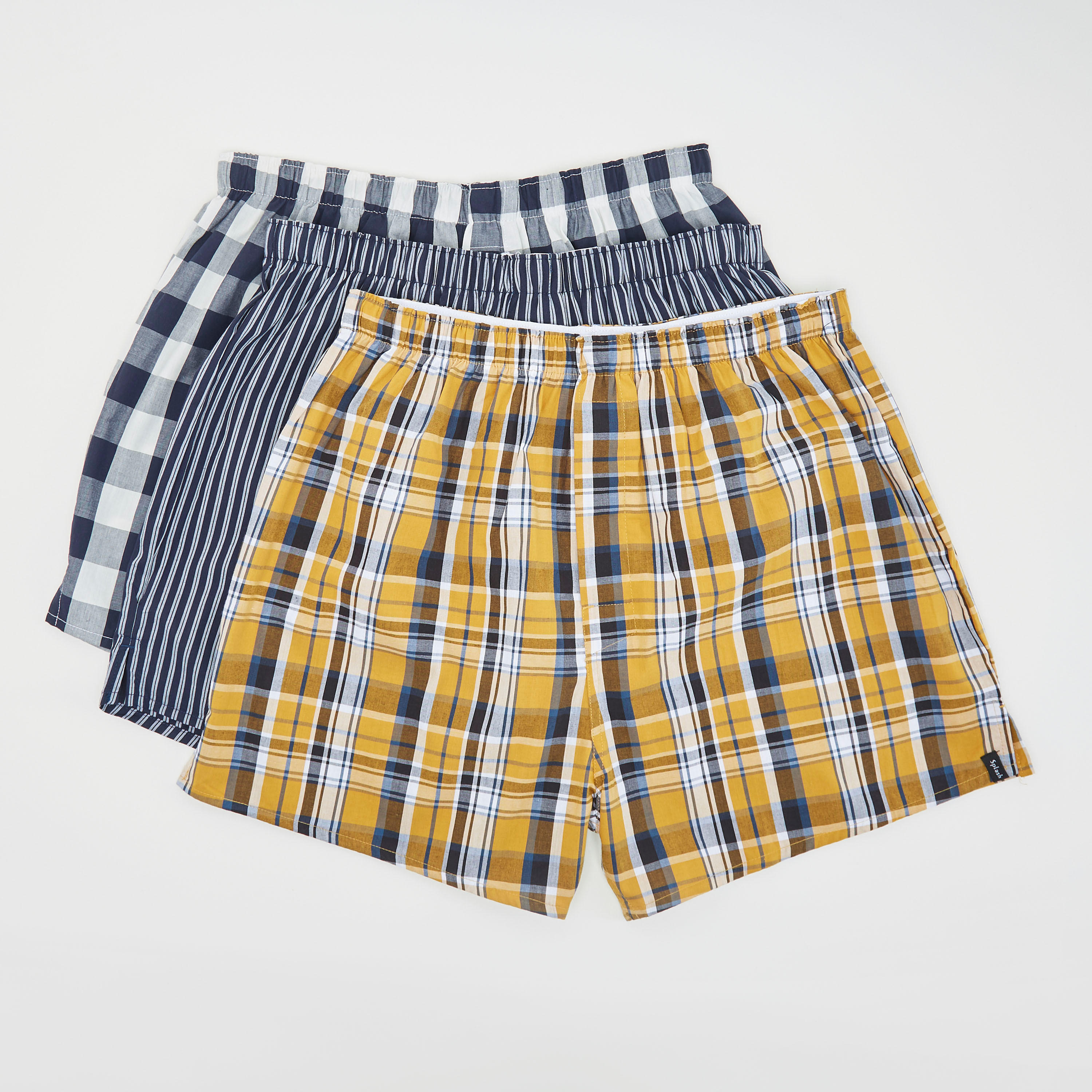 Set of 3 - Printed Boxers with Elasticated Waistband-men-clothing-innerwear-underwear-image-1