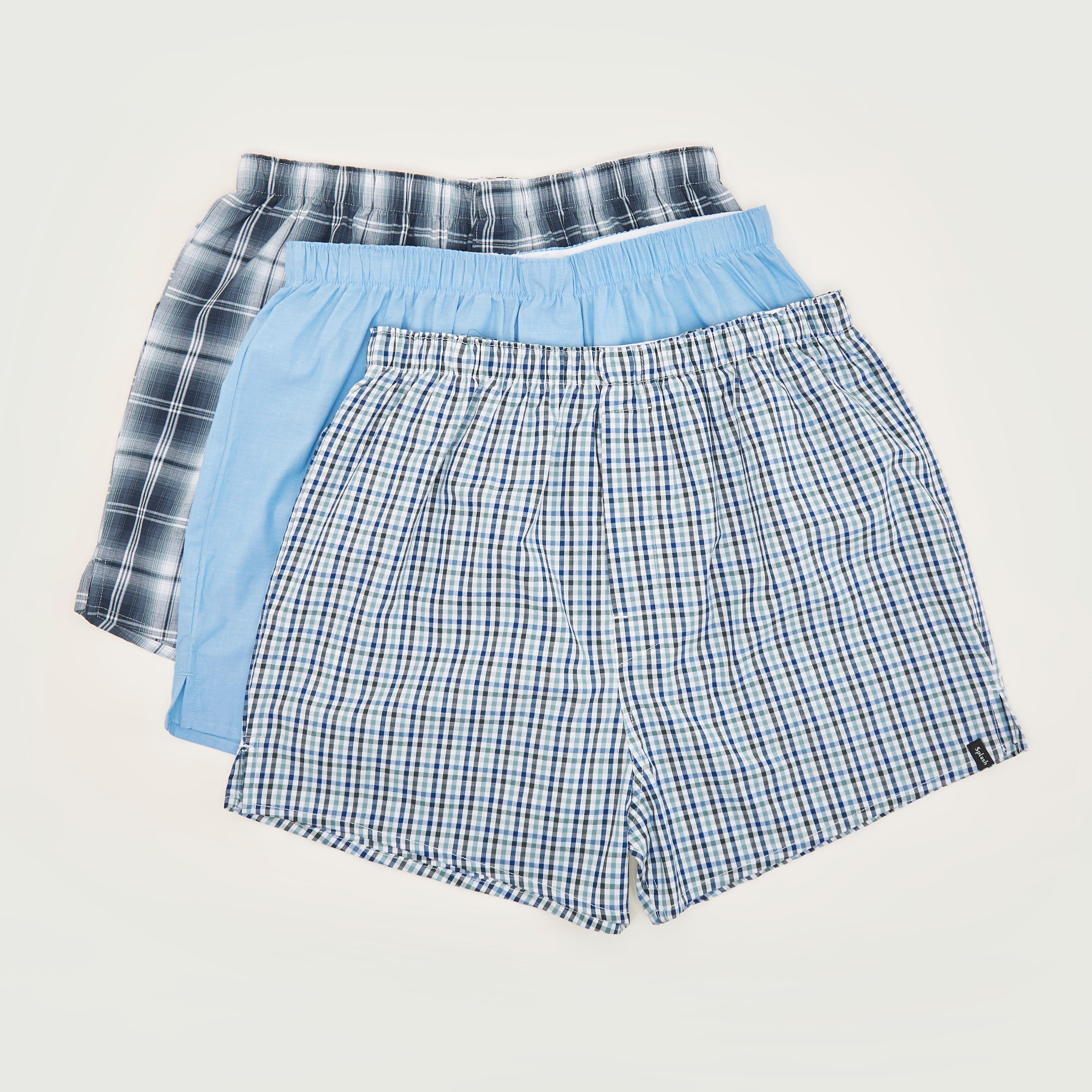 شورتات بوكسر داخلية متنوّعة بخصر مطّاطي - طقم من 3-men-clothing-innerwear-underwear-image-4