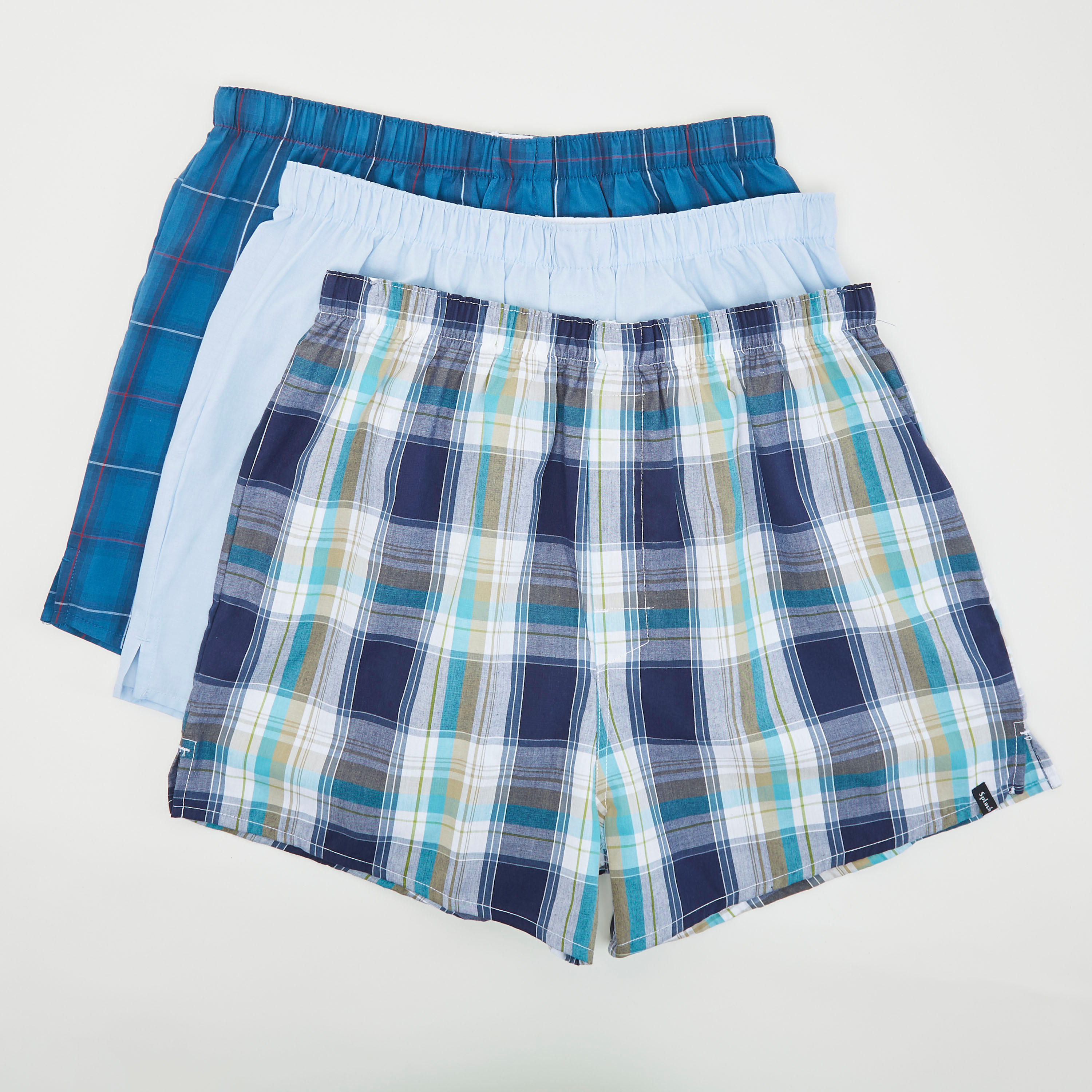 Set of 3 - Assorted Boxers with Elasticated Waistband-men-clothing-innerwear-underwear-image-1