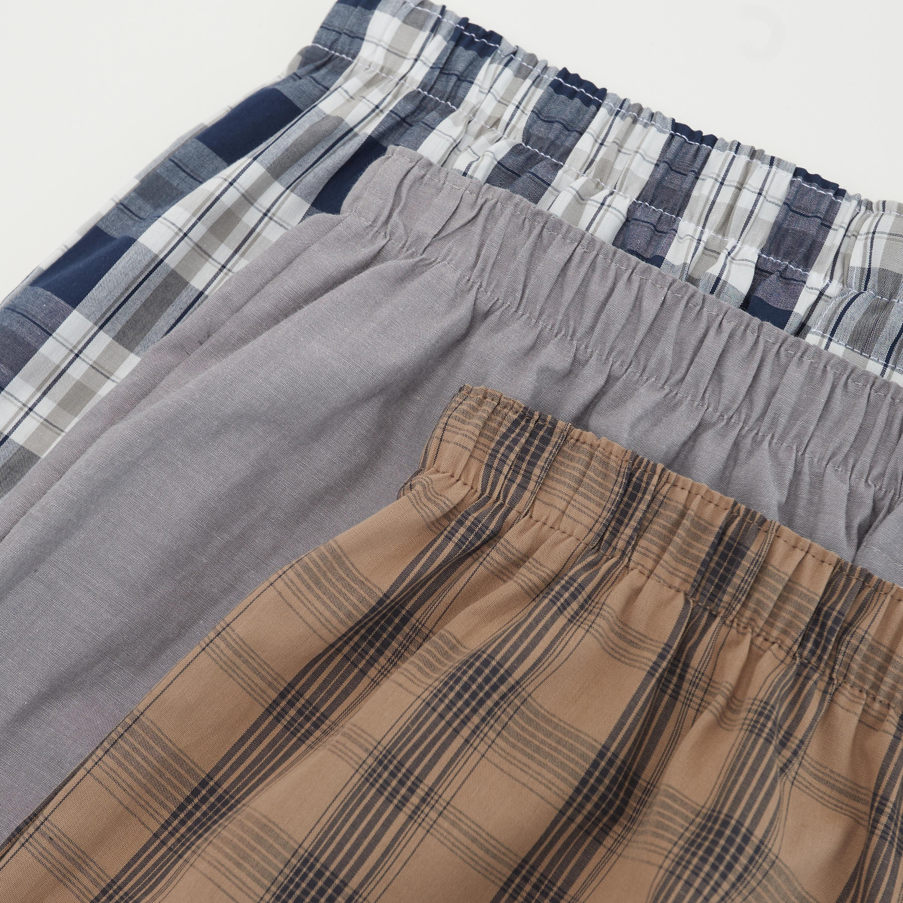 سراويل بوكسر داخليّة متنوعة بخصر مطّاطي - طقم من 3-men-clothing-innerwear-underwear-image-2